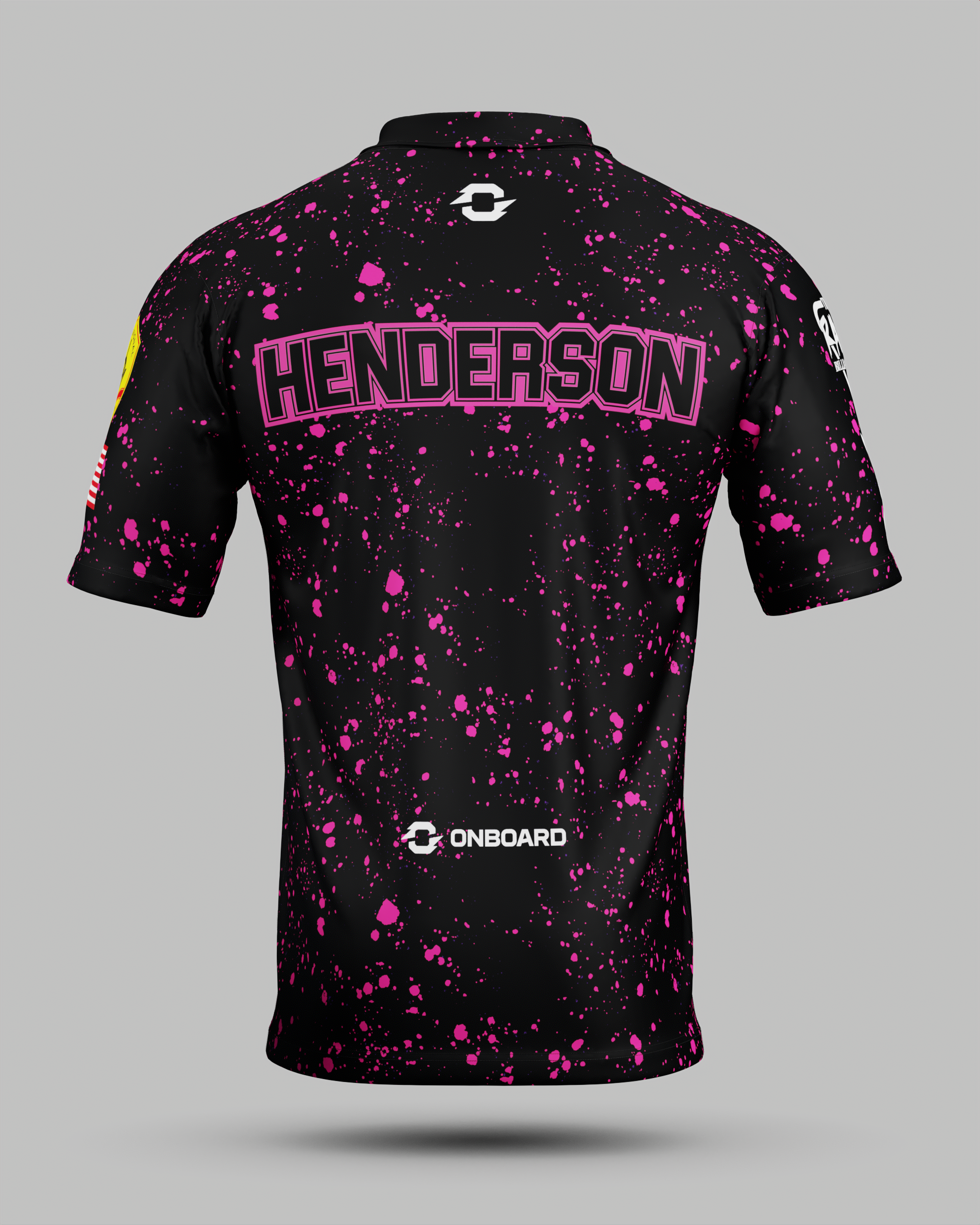 Sam "RYNO" Henderson Black / Pink Polo Jersey