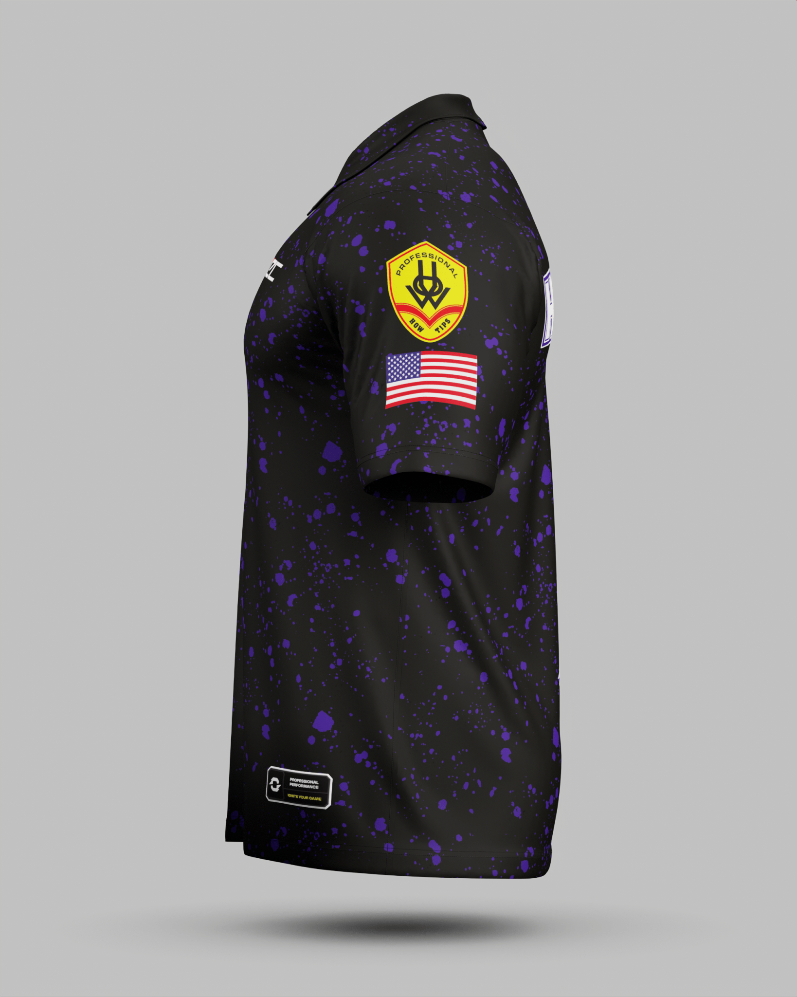 Sam "RYNO" Henderson Black / Purple Polo Jersey - Onboard Sportswear