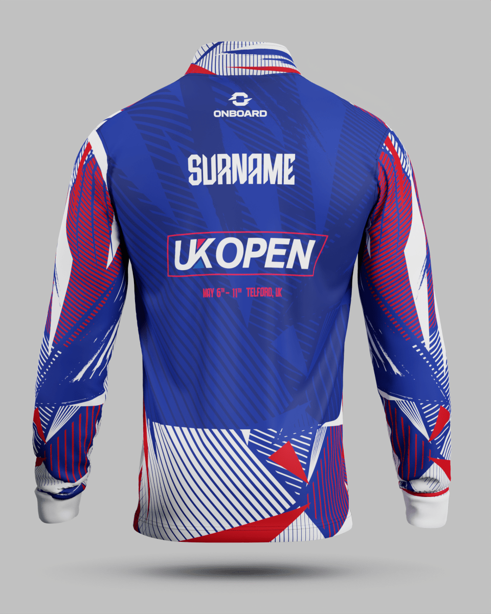 2025 Official UK Open Midlayer White - Onboard Sportswear