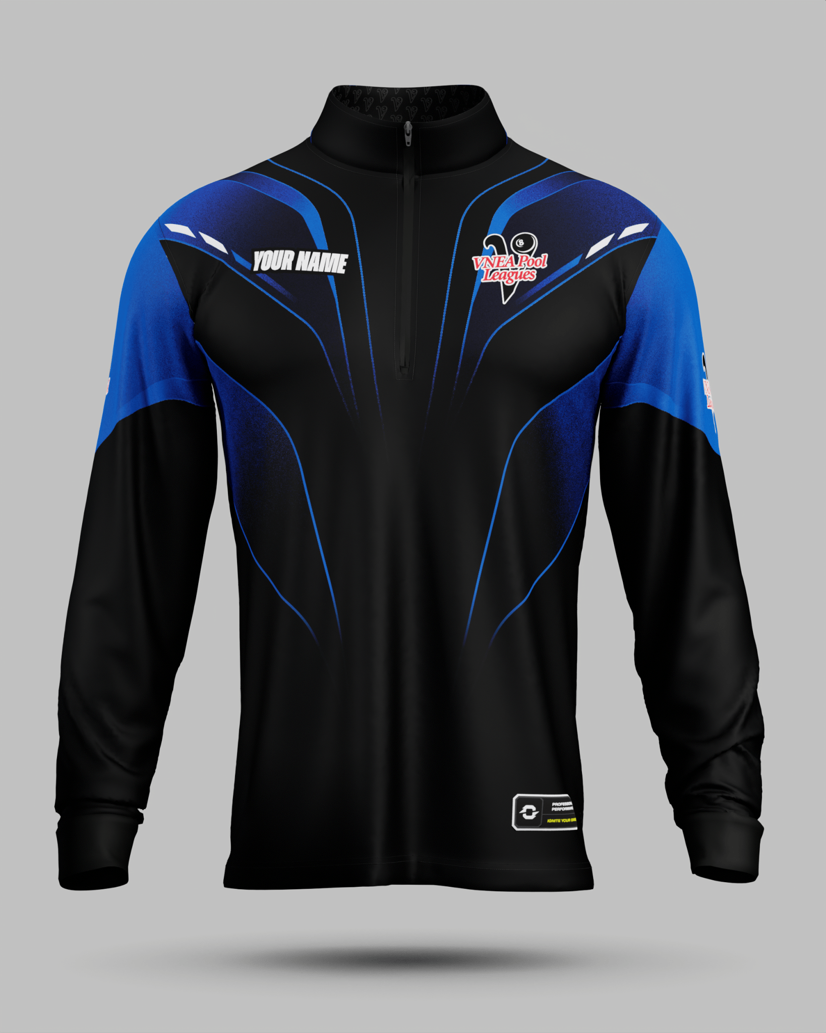 VNEA Storm 1/2 Zip Midlayer Blue - Onboard Sportswear