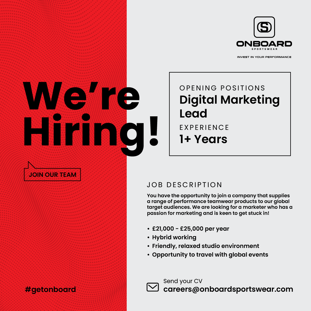 We're Hiring - Digital Marketing Lead