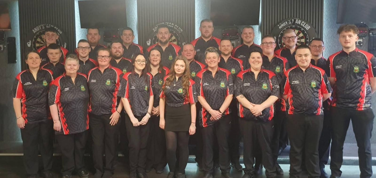 Darts team photo