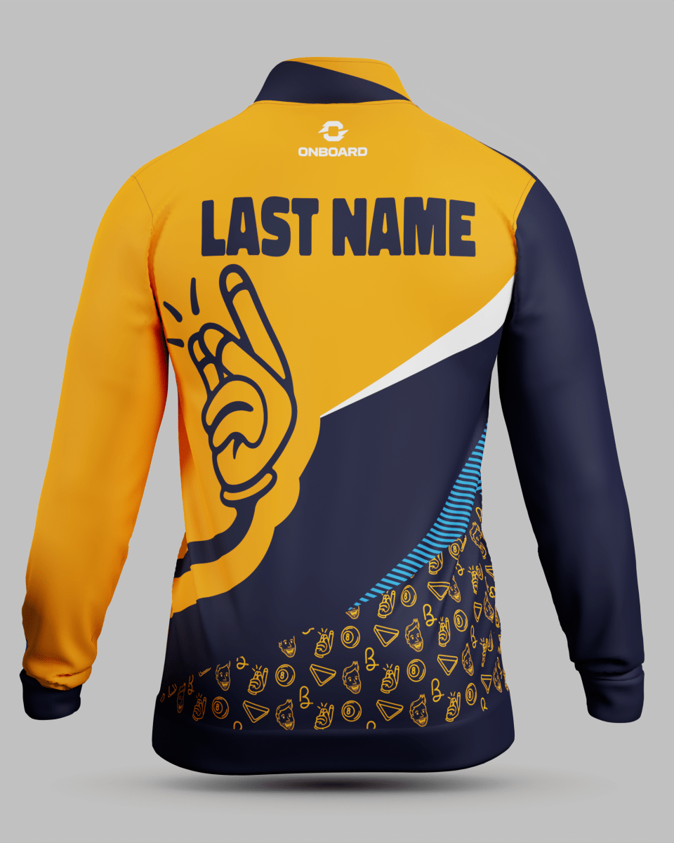 Official Billartist Training Jacket Orange - Onboard Sportswear