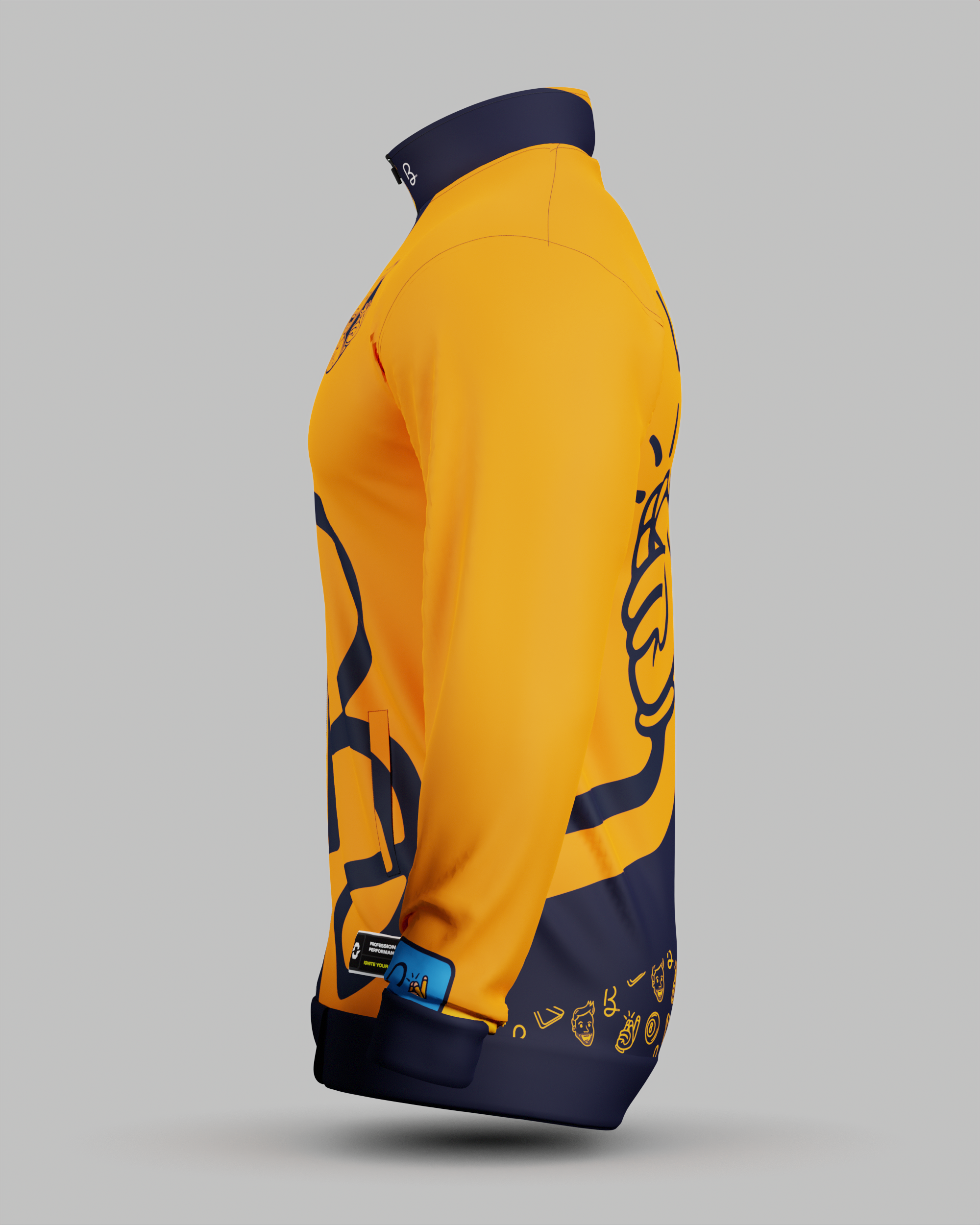 Official Billartist Training Jacket Orange