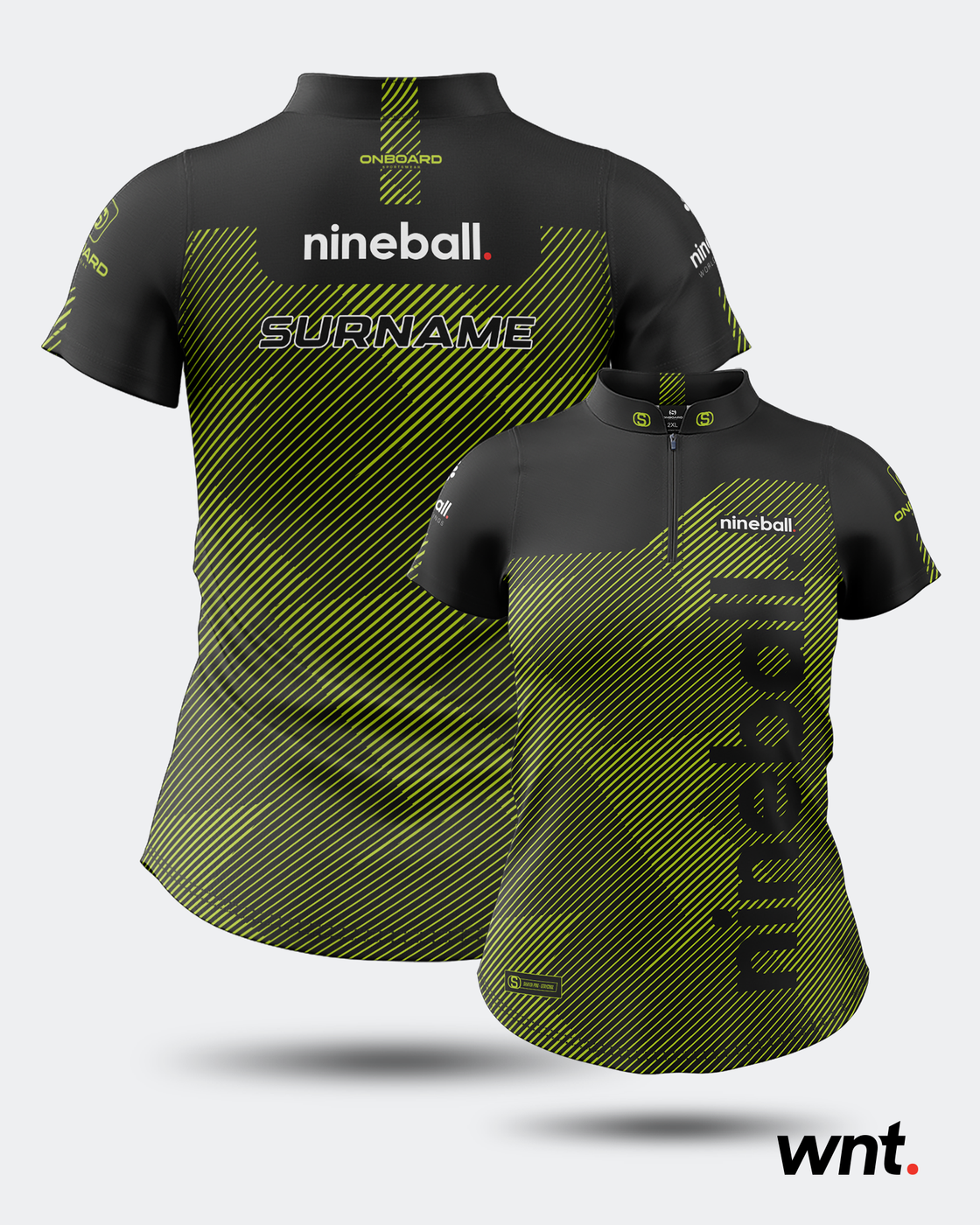 Womens Essential Nineball Jersey - Lime