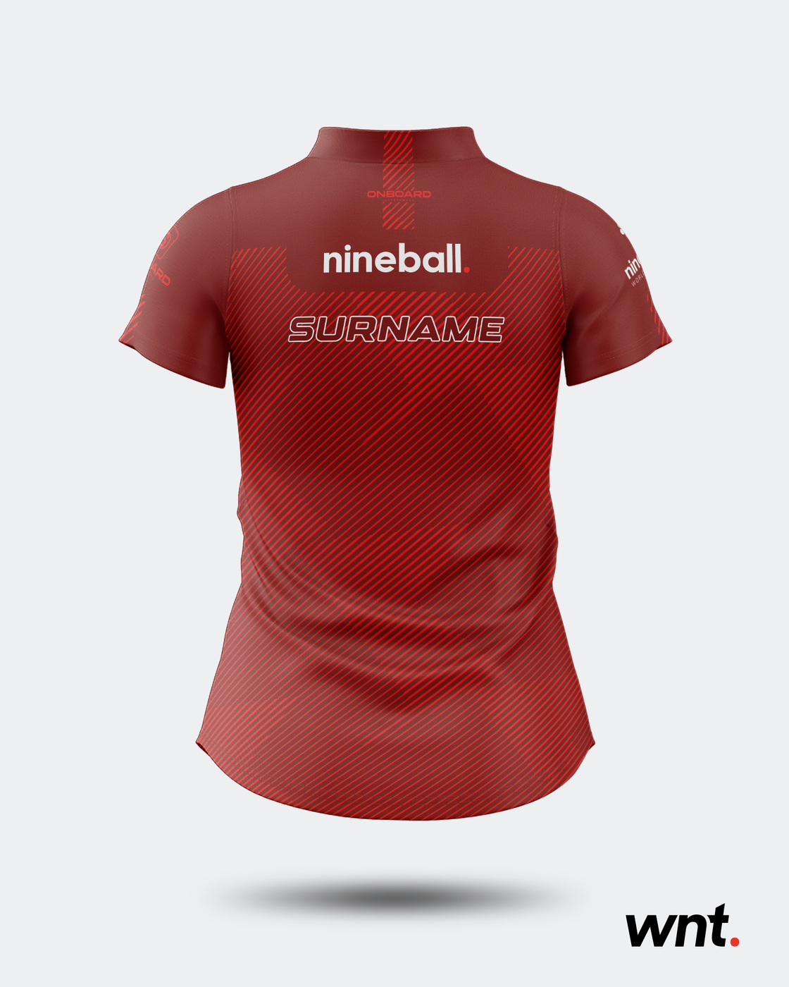 Essential Nineball-Trikot für Damen – Rot