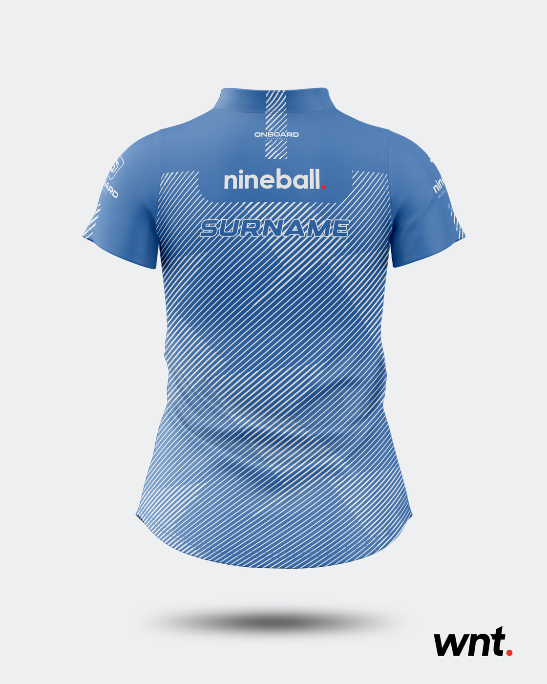 Essential Nineball-Trikot für Damen – Himmelblau