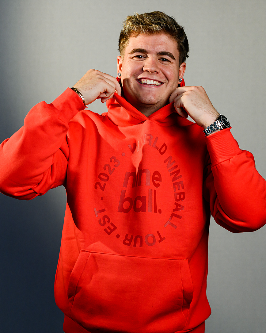 WNT Essential Oversized Hoodie Red