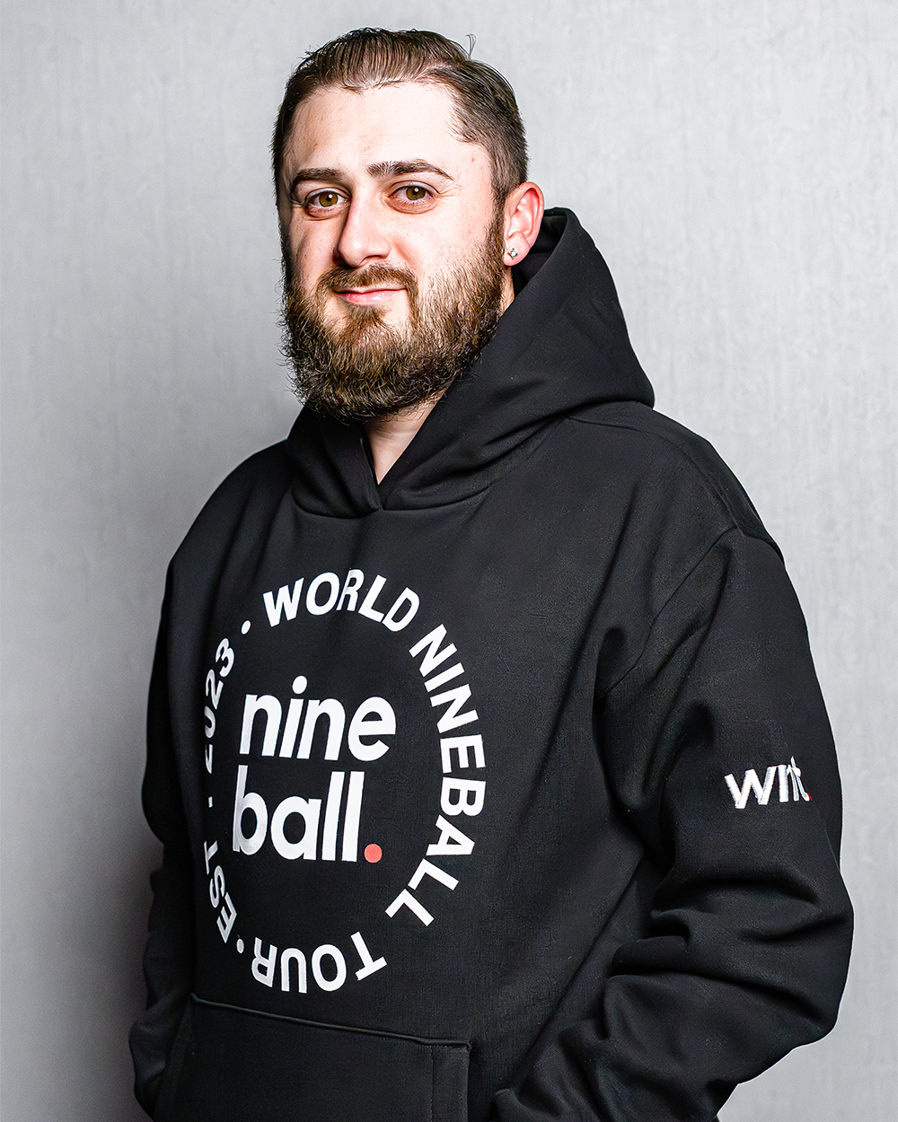 WNT Essential Oversized Hoodie Black