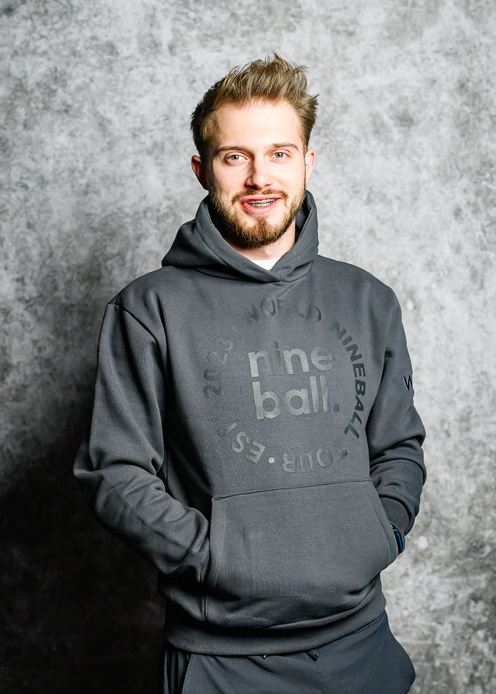 WNT Essential Oversized Hoodie Charcoal
