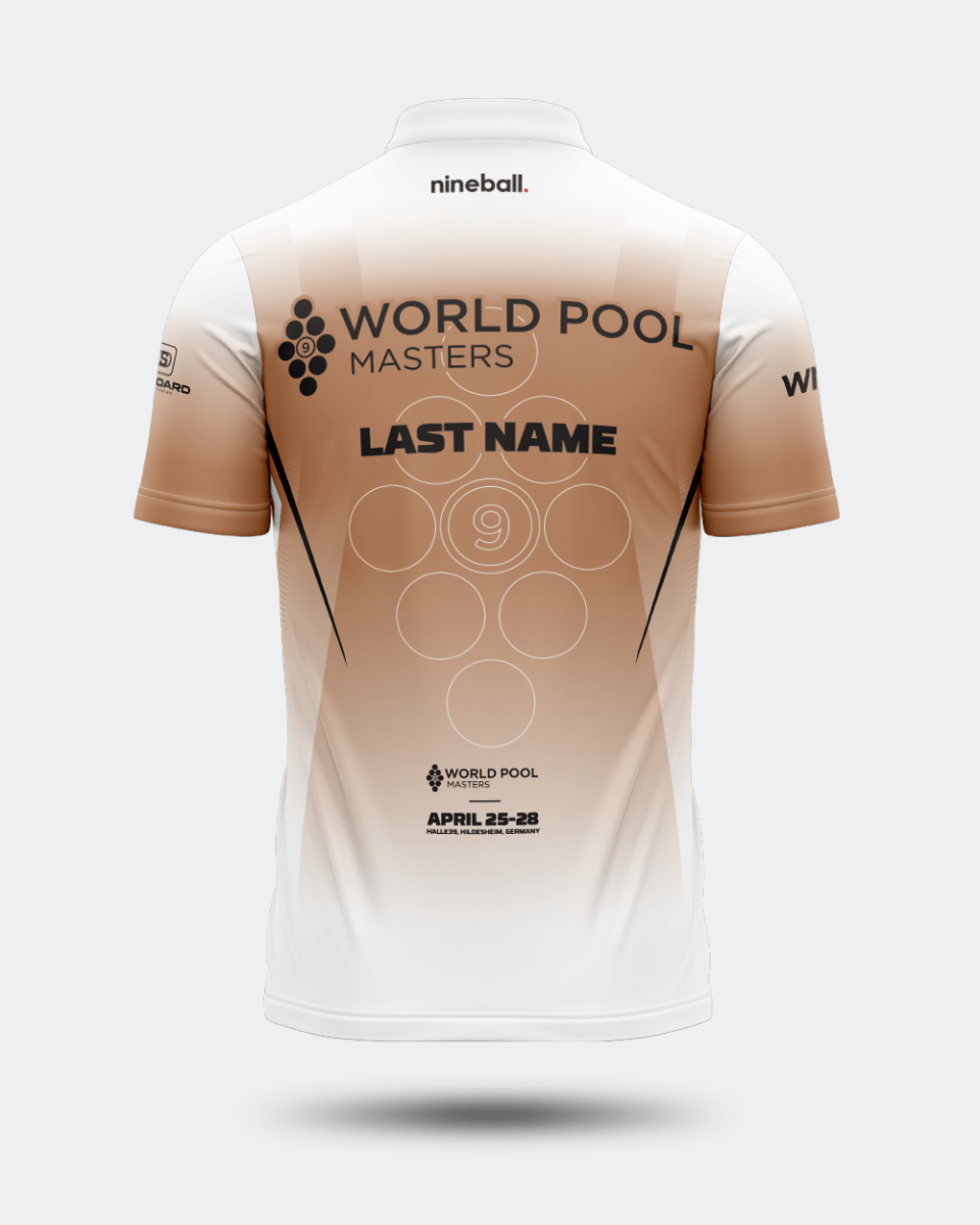 Official 2024 World Pool Masters Event Jersey White - Onboard Sportswear