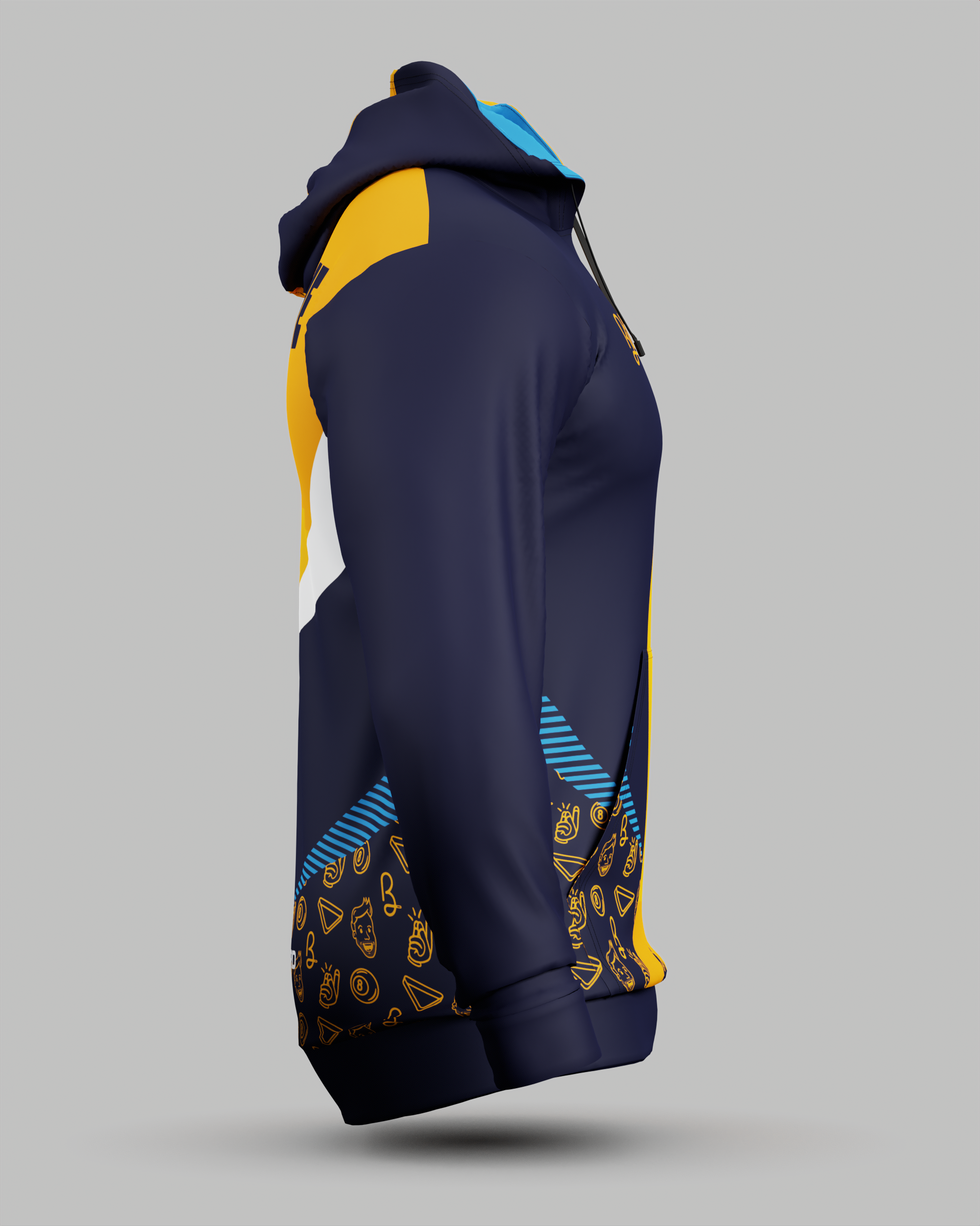 Official Billartist Hoodie Orange