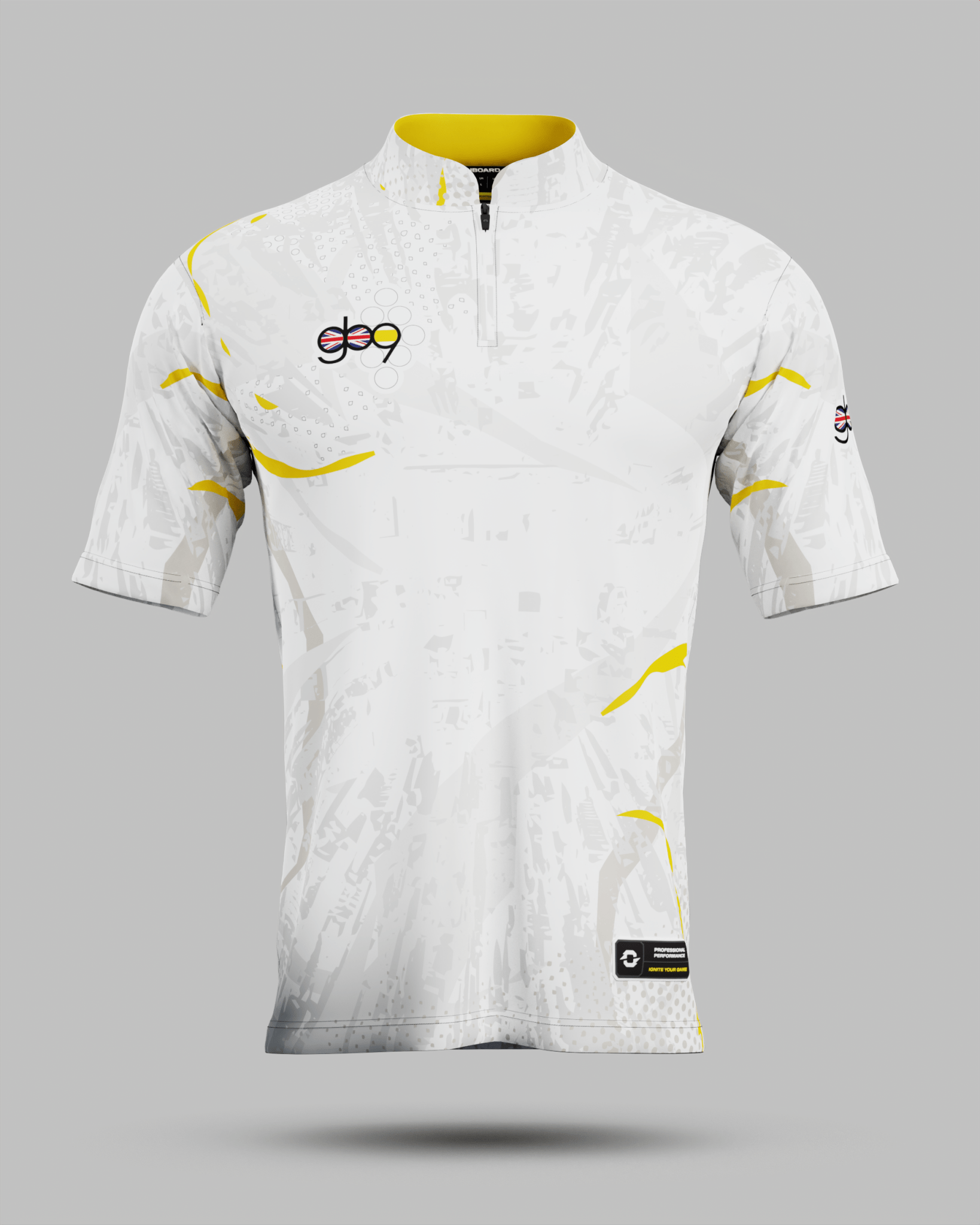 GB9 Tour Jersey White - Onboard Sportswear