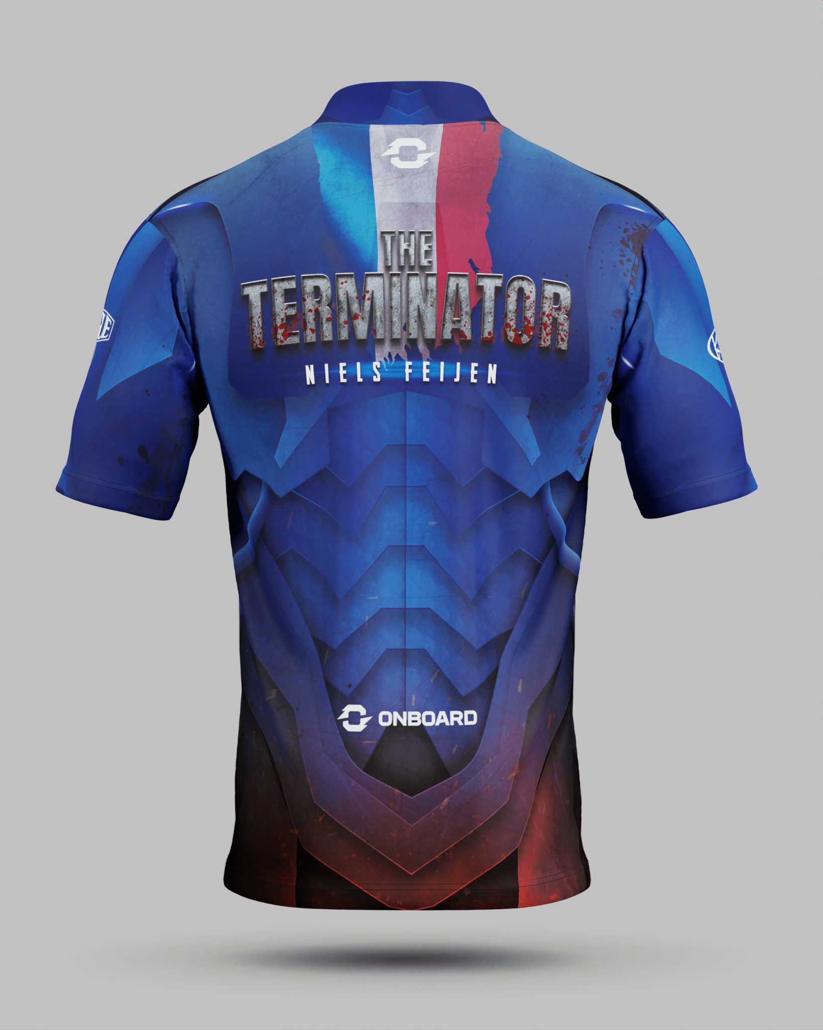 Niels "The Terminator" Feijen Jersey Blue - Onboard Sportswear