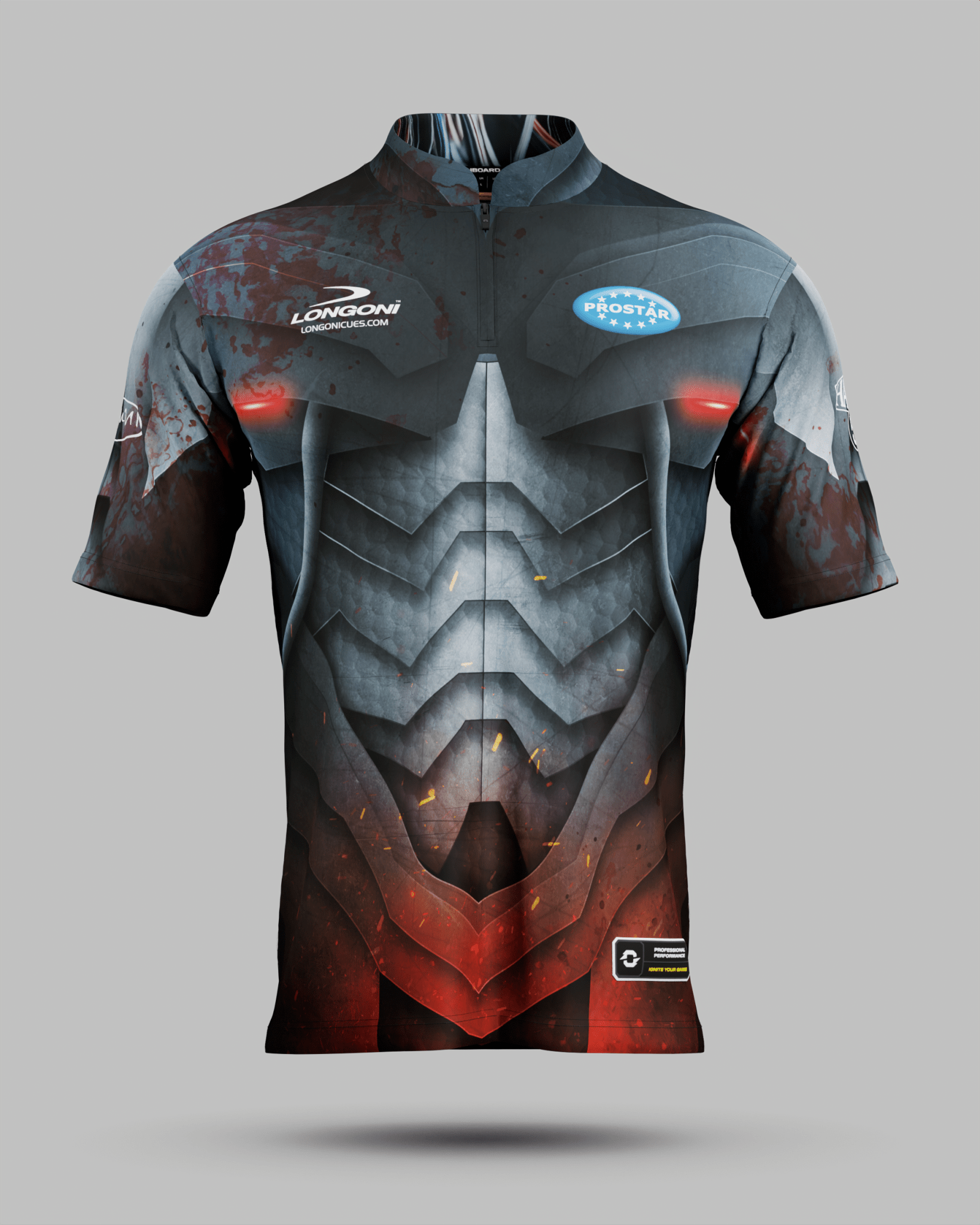 Niels "The Terminator" Feijen Jersey Charcoal - Onboard Sportswear