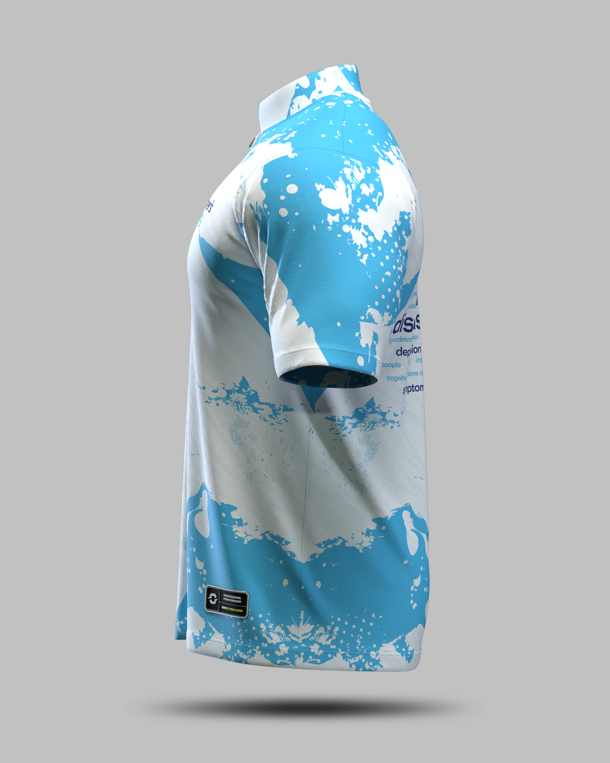 Alzheimer's Awareness Shirt White/Blue