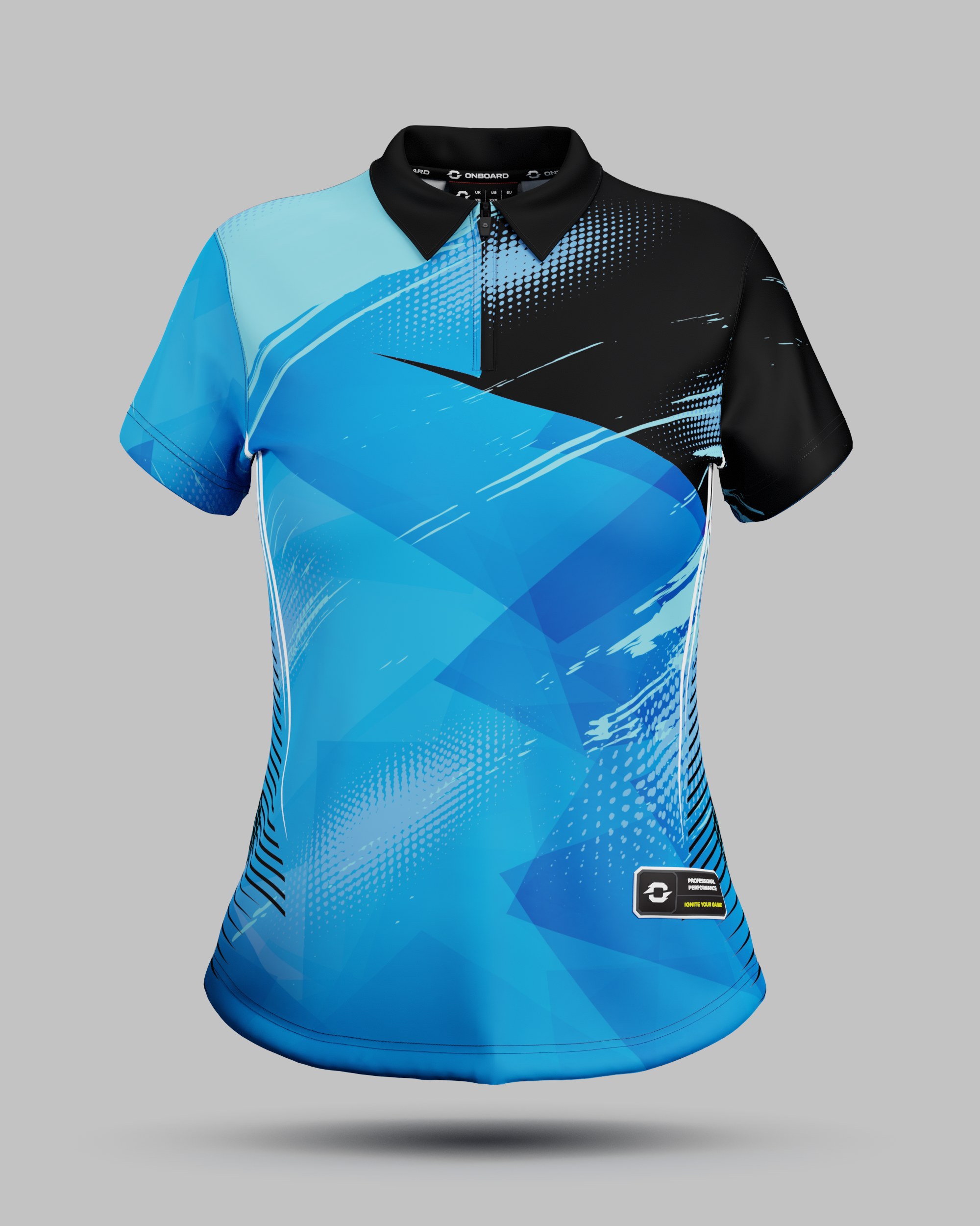 Womens Alaska 1/4 Zip Polo Collar Jersey