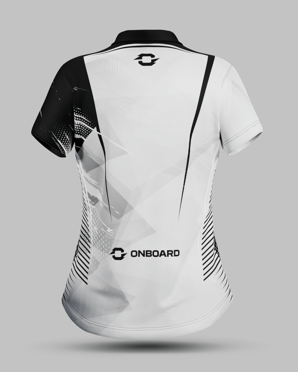 Womens Alaska 1/4 Zip Polo Collar Jersey - Onboard Sportswear