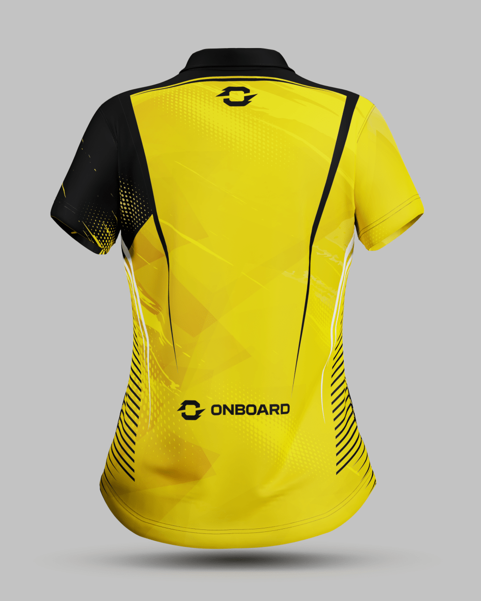 Womens Alaska 1/4 Zip Polo Collar Jersey - Onboard Sportswear