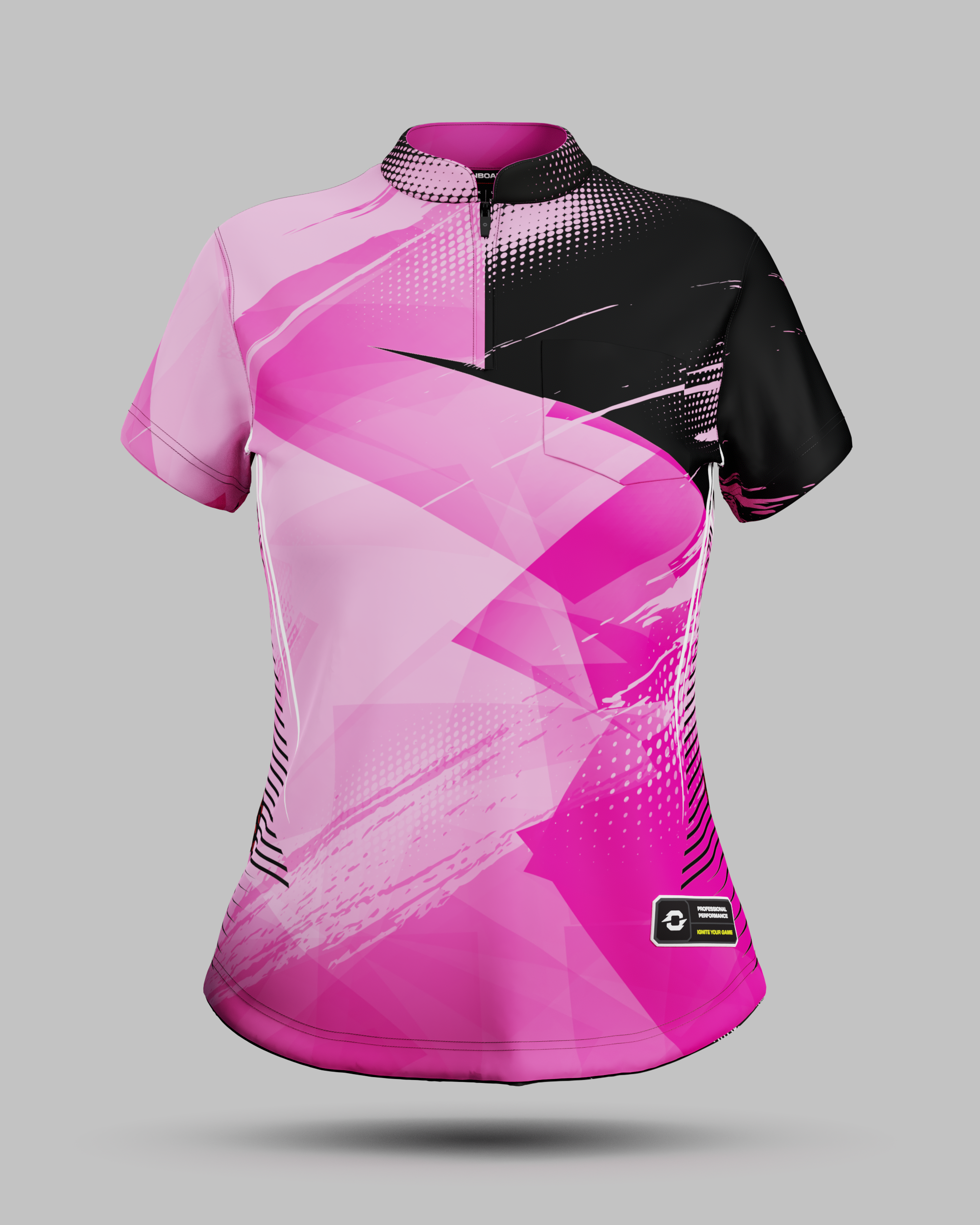 Womens Alaska 1/4 Zip Pro Collar Jersey