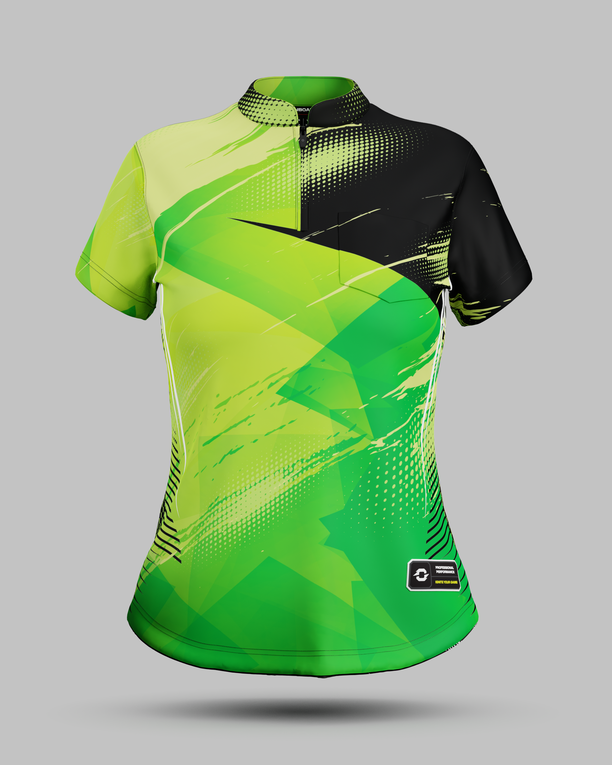 Womens Alaska 1/4 Zip Pro Collar Jersey