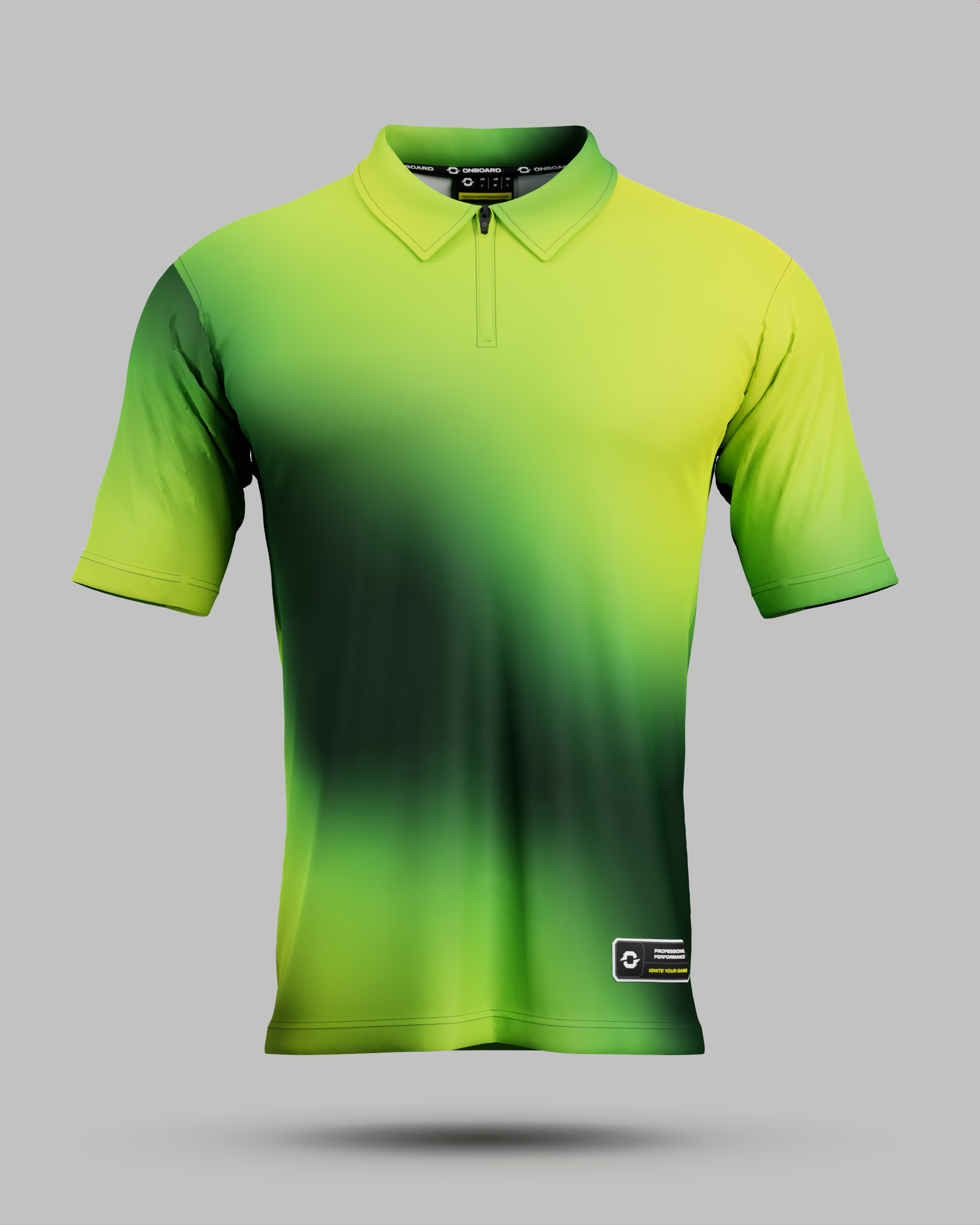 Youth Aura 1/4 Zip Polo Collar Jersey