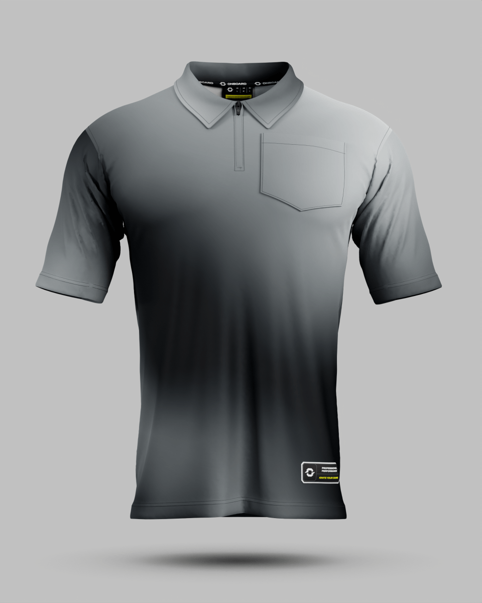 Youth Aura 1/4 Zip Polo Collar Jersey With Pocket - Onboard Sportswear