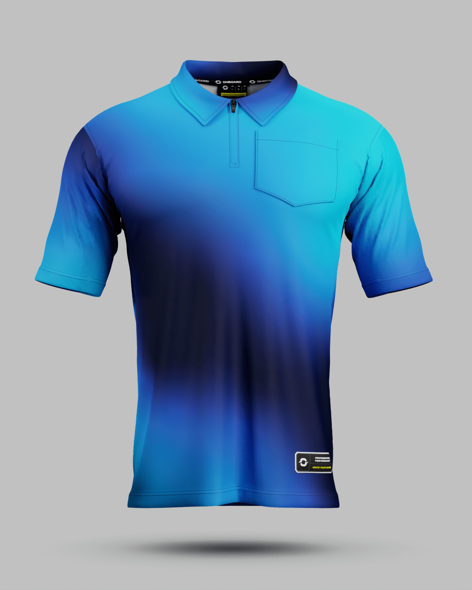 Youth Aura 1/4 Zip Polo Collar Jersey With Pocket - Onboard Sportswear
