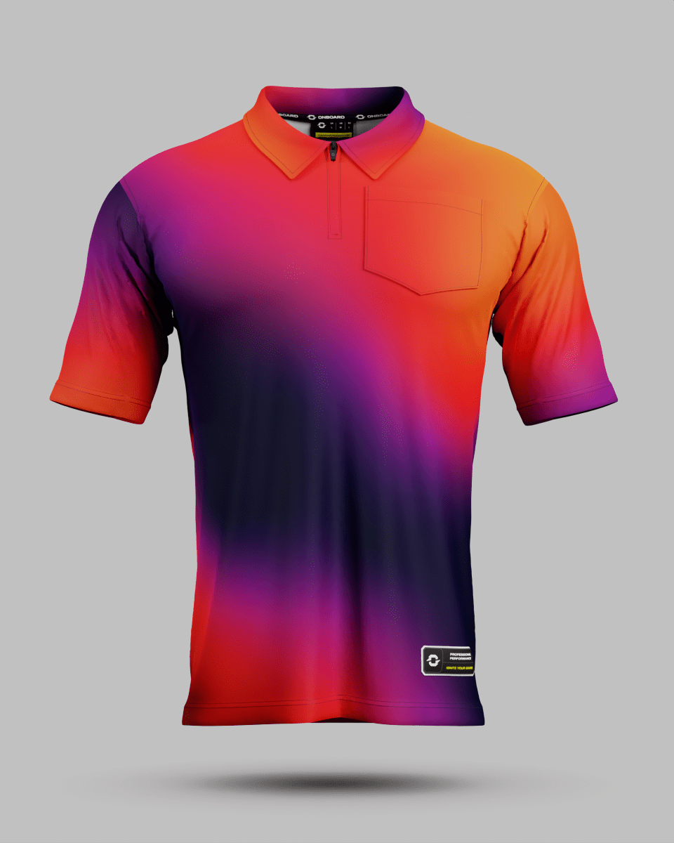 Youth Aura 1/4 Zip Polo Collar Jersey With Pocket - Onboard Sportswear