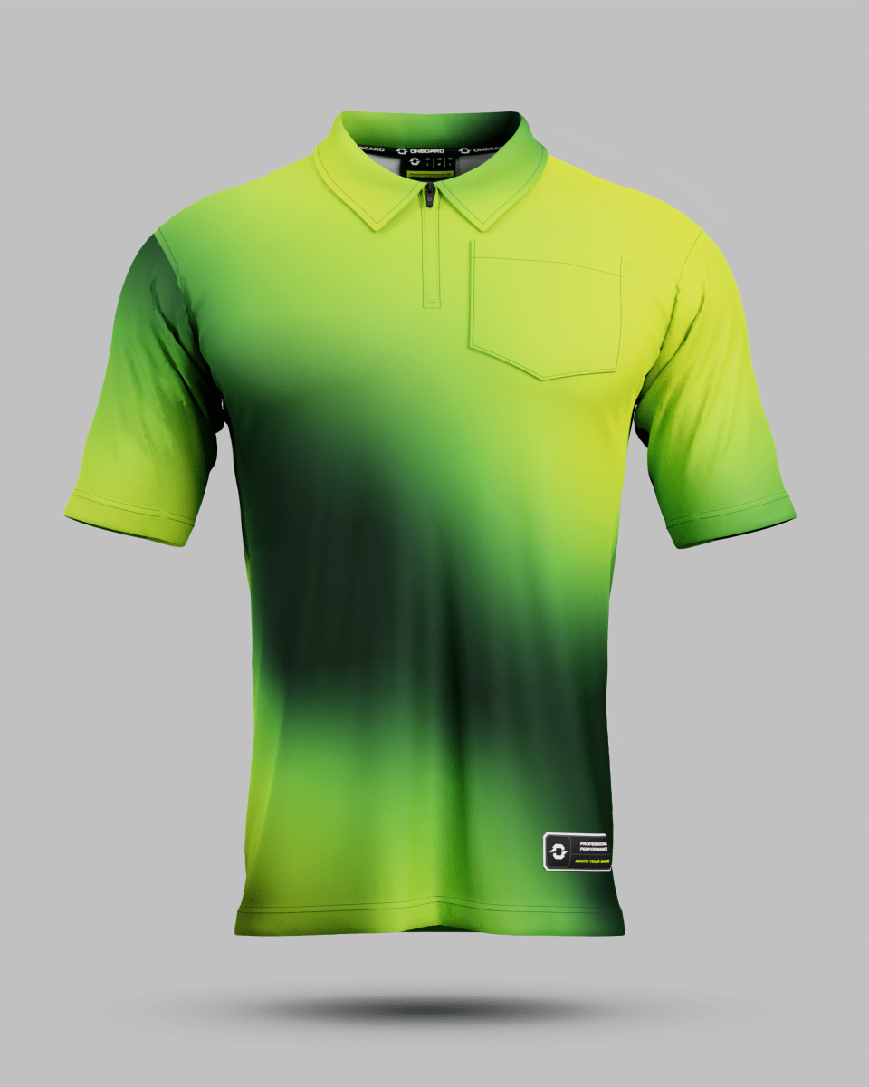 Aura 1/4 Zip Polo Collar Jersey With Pocket - Onboard Sportswear