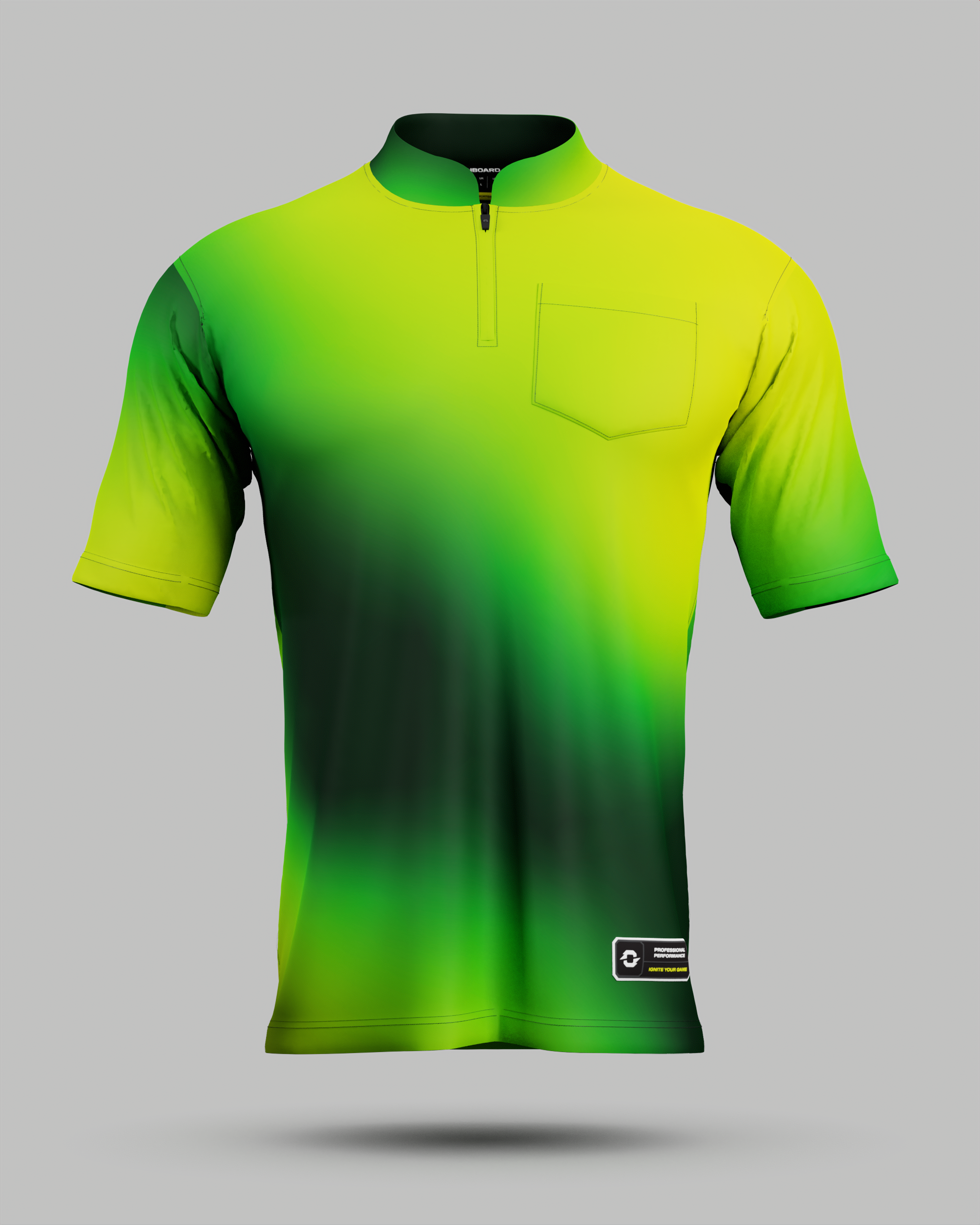 Aura 1/4 Zip Pro Collar Jersey With Pocket