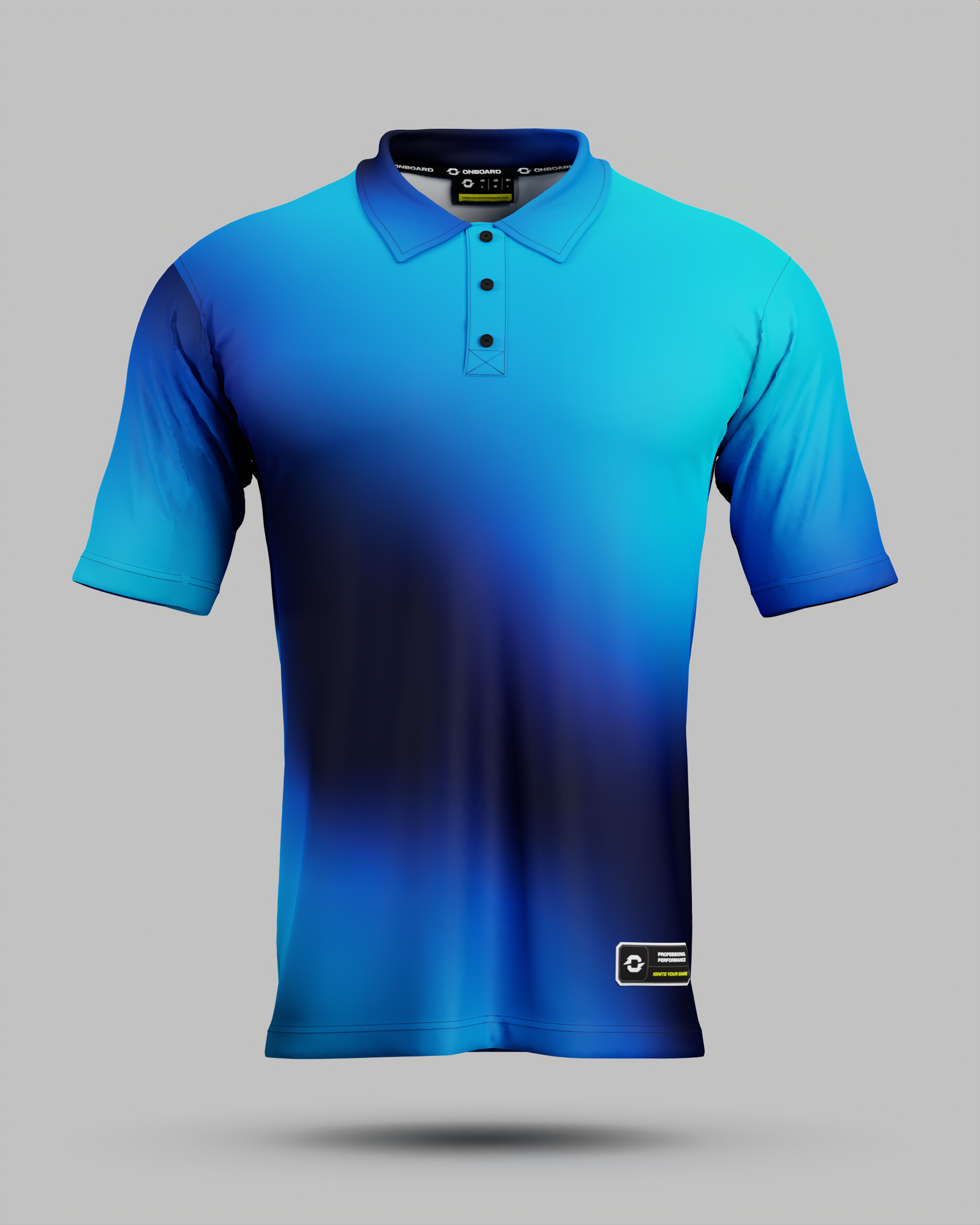 Youth Aura 3 Button Polo Collar Jersey