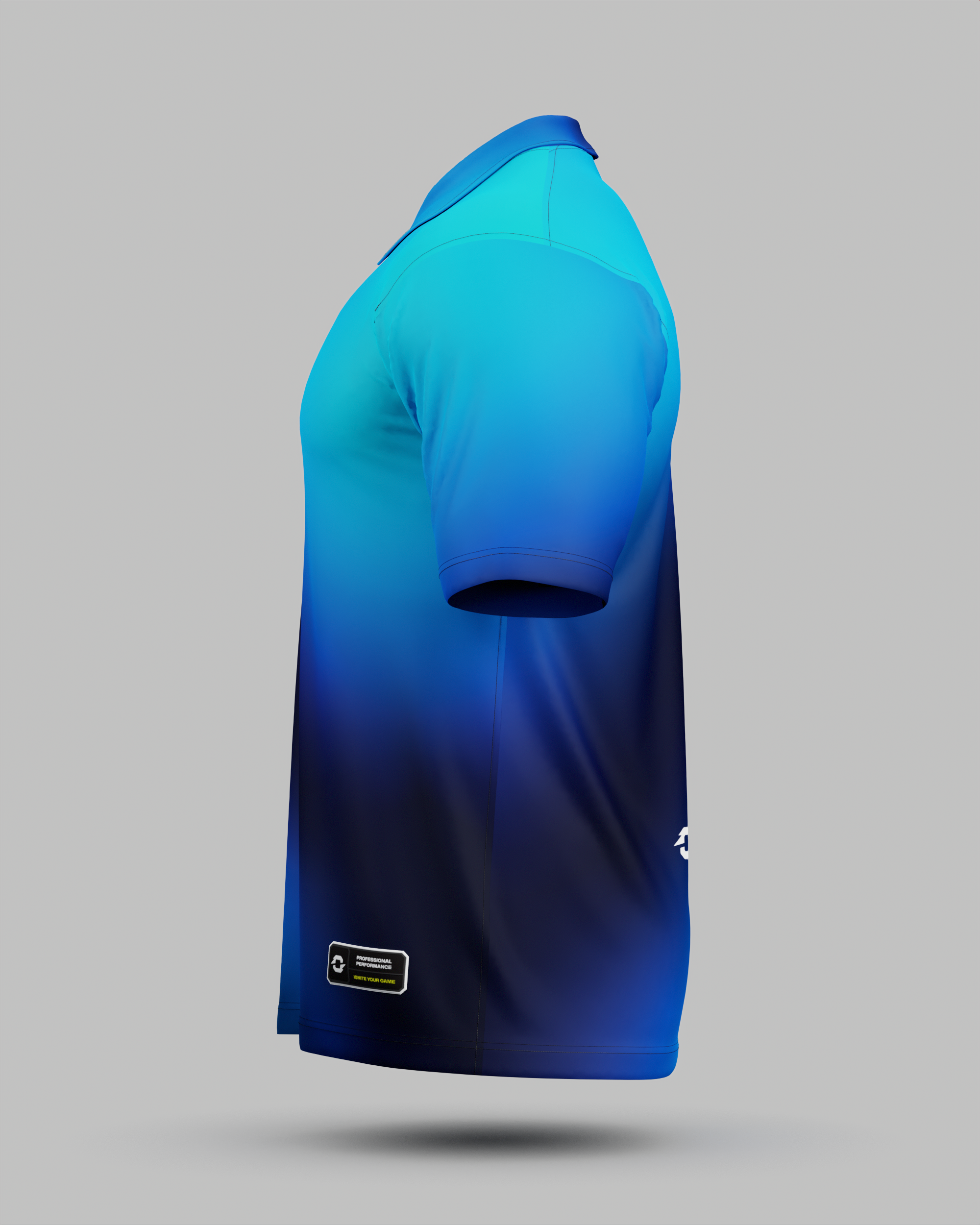 Youth Aura 3 Button Polo Collar Jersey