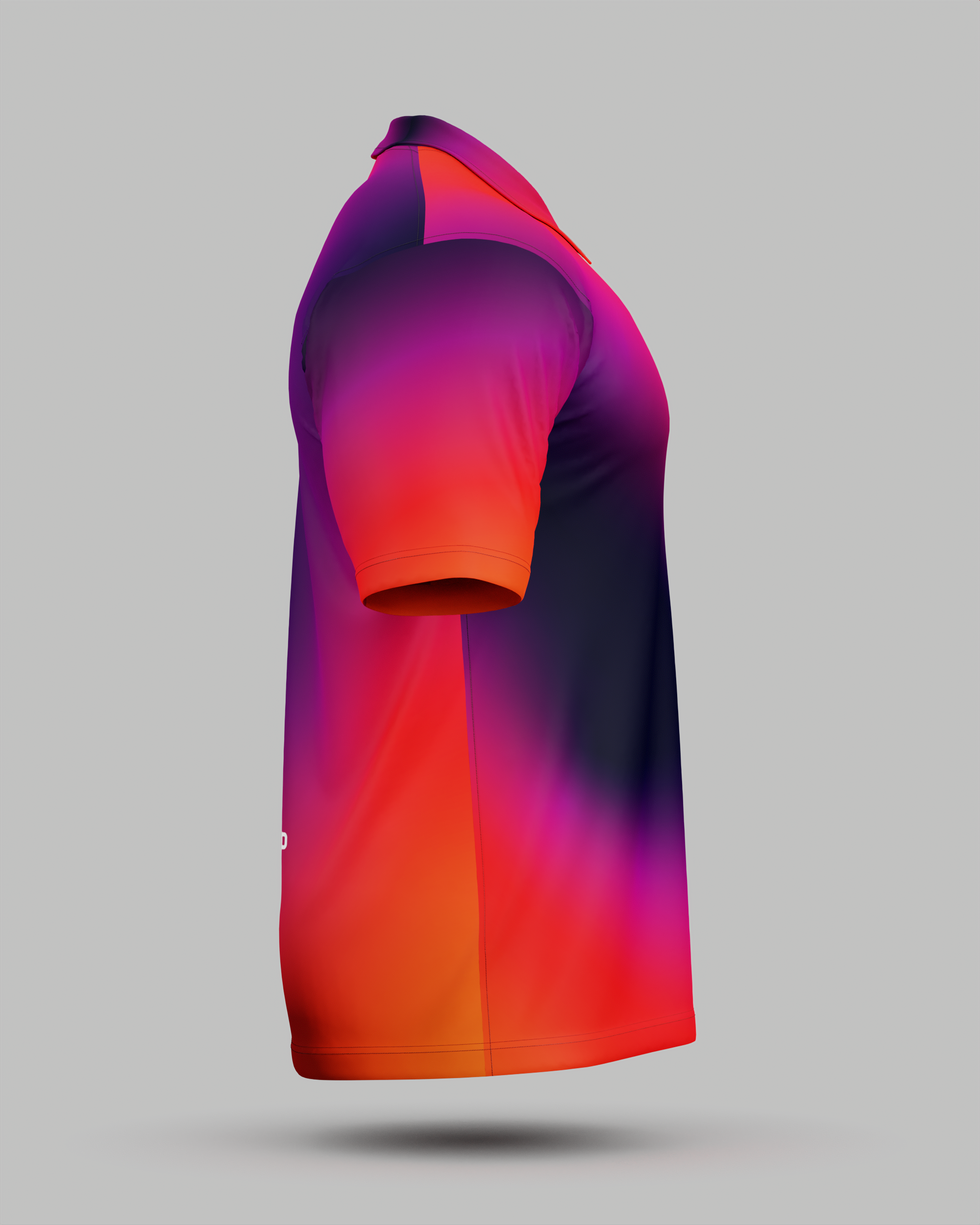 Aura 3 Button Polo Collar Jersey