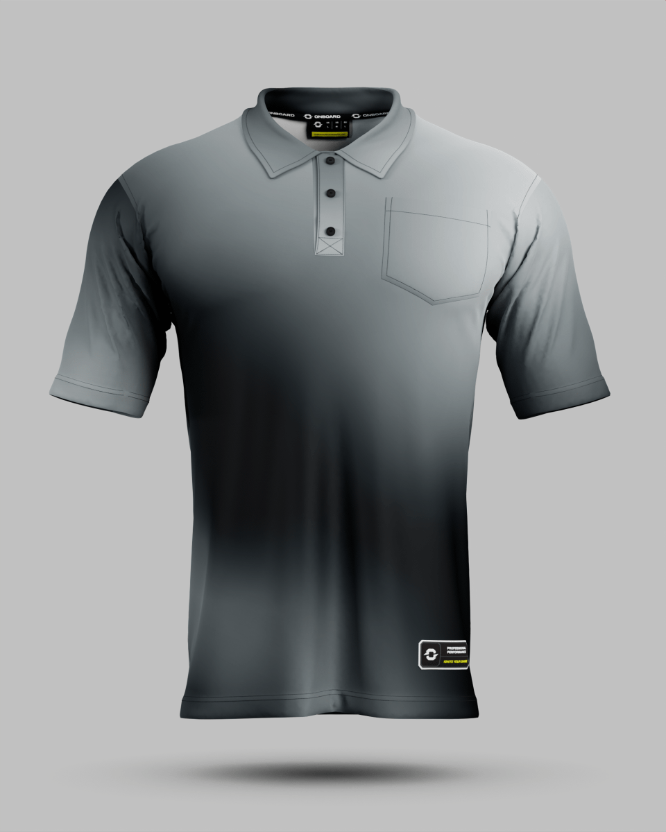 Youth Aura 3 Button Polo Collar Jersey With Pocket - Onboard Sportswear