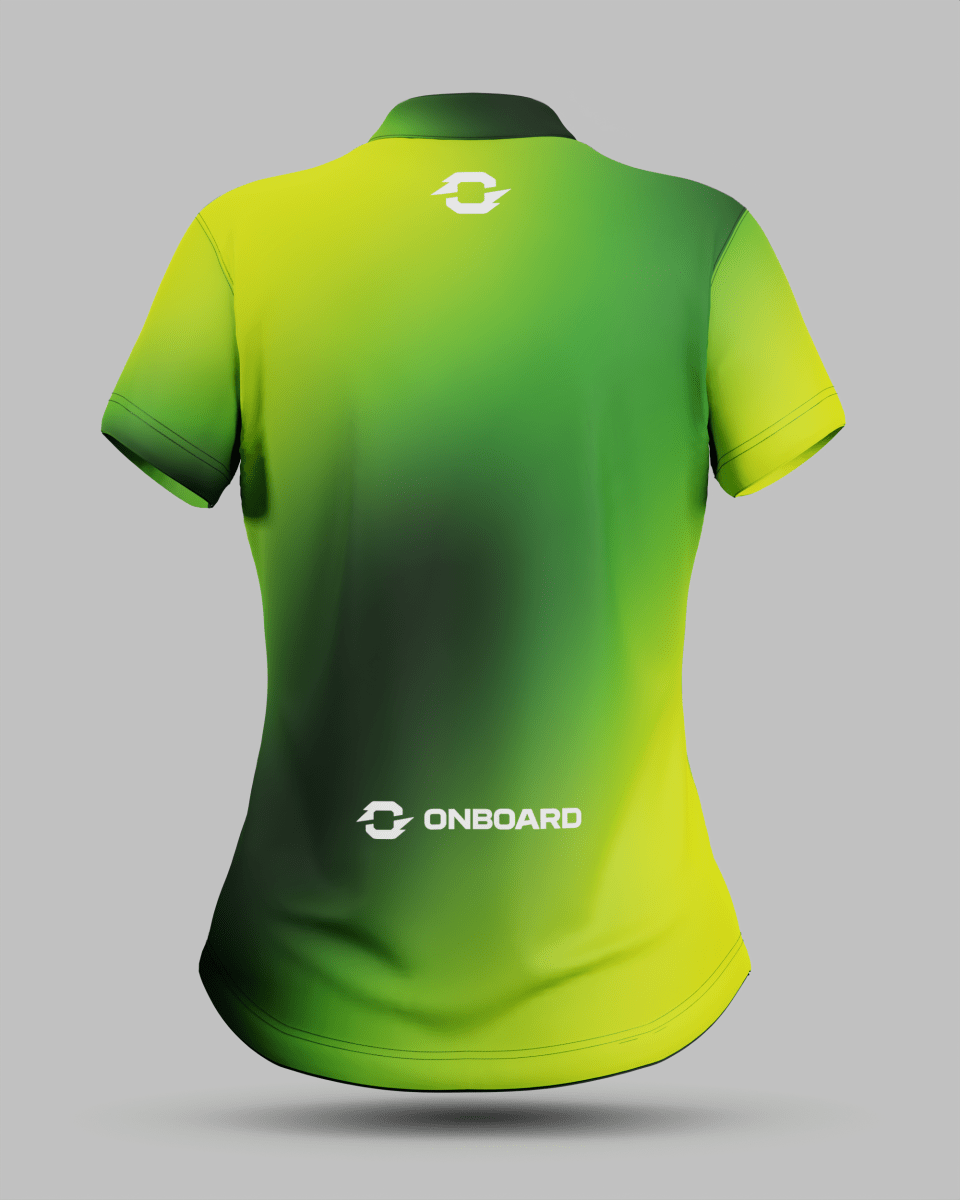 Womens Aura 1/4 Zip Pro Collar Jersey - Onboard Sportswear