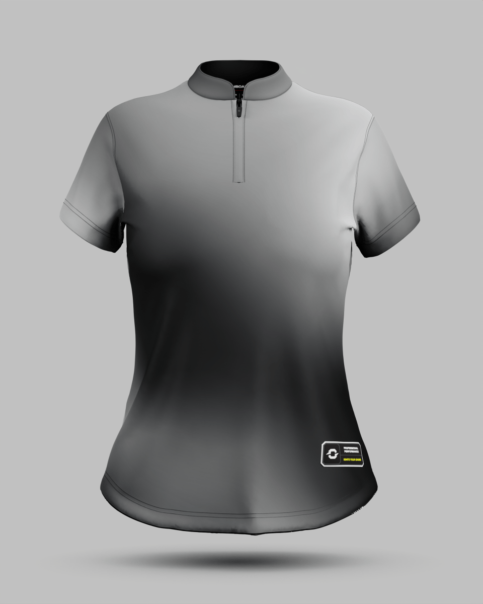 Womens Aura 1/4 Zip Pro Collar Jersey - Onboard Sportswear