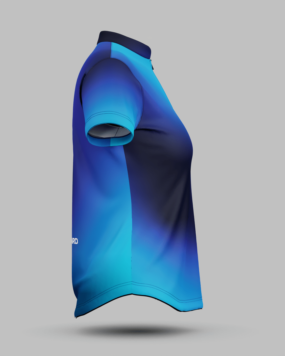 Womens Aura 1/4 Zip Pro Collar Jersey - Onboard Sportswear