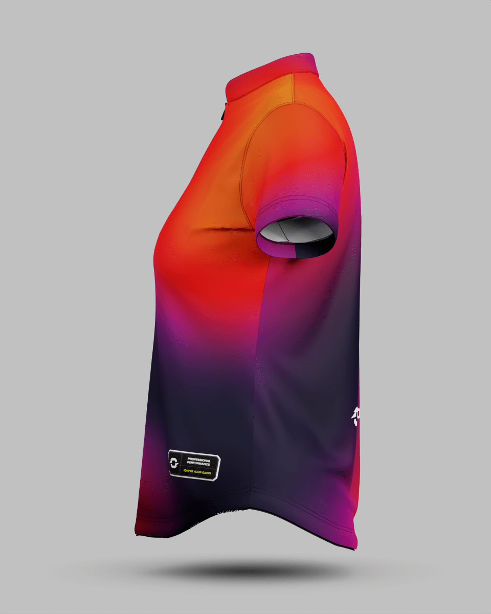 Womens Aura 1/4 Zip Pro Collar Jersey - Onboard Sportswear