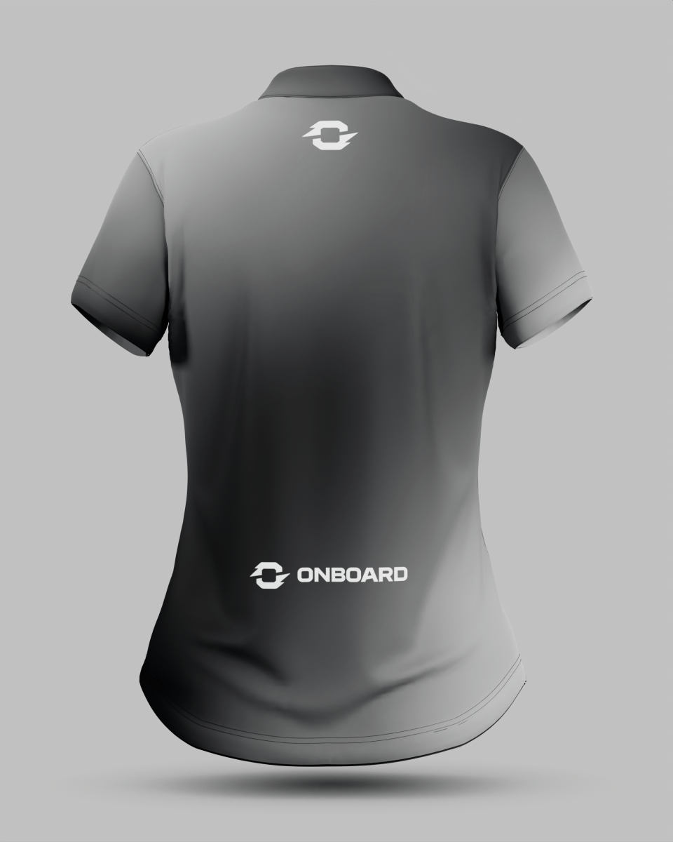 Womens Aura 1/4 Zip Pro Collar Jersey With Pocket - Onboard Sportswear