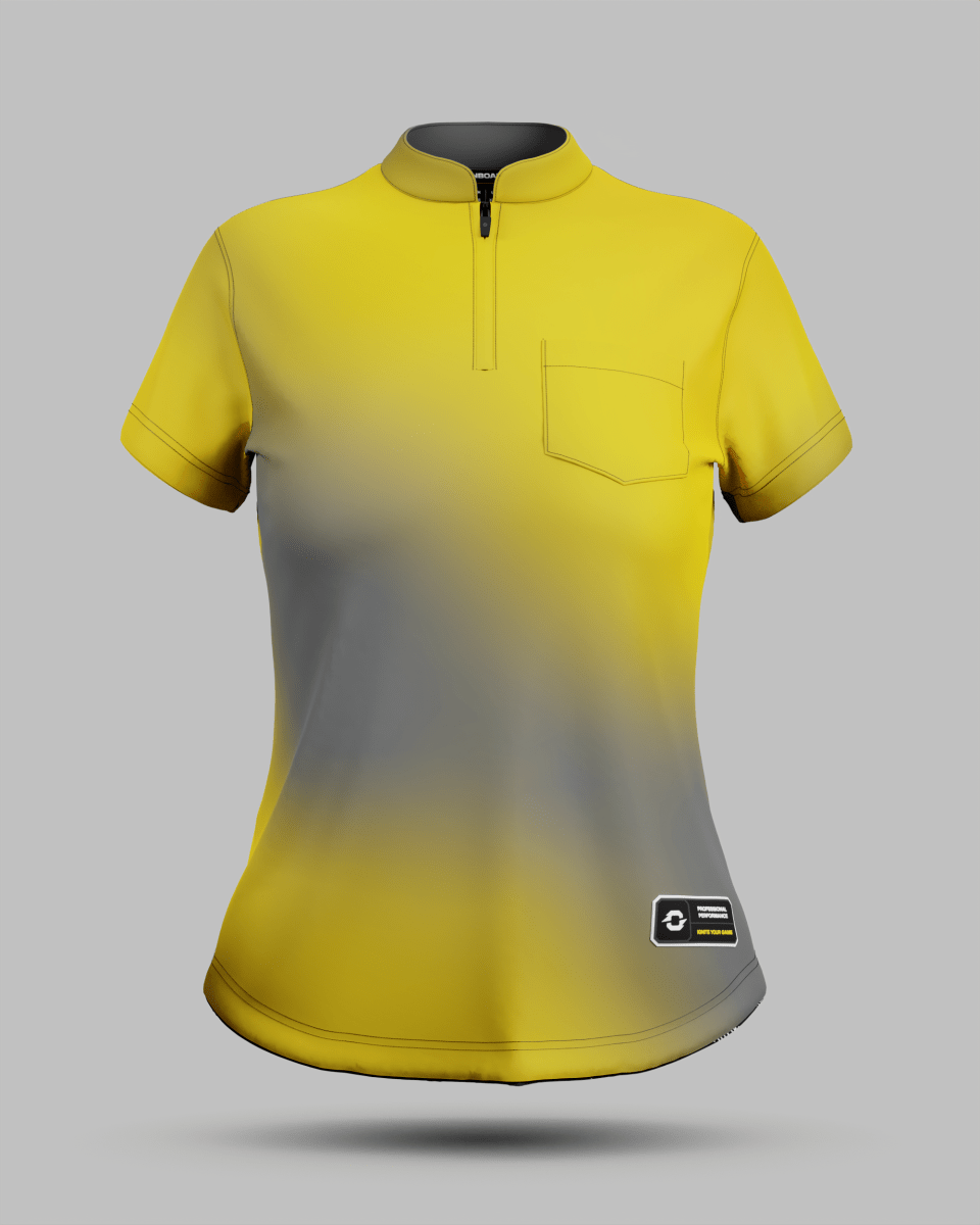 Womens Aura 1/4 Zip Pro Collar Jersey With Pocket - Onboard Sportswear