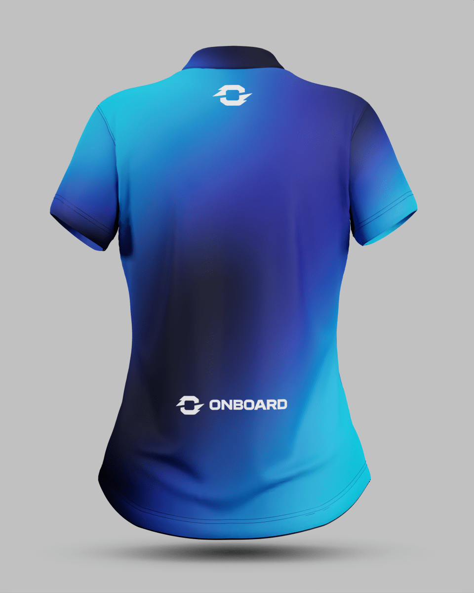 Womens Aura 1/4 Zip Pro Collar Jersey With Pocket - Onboard Sportswear