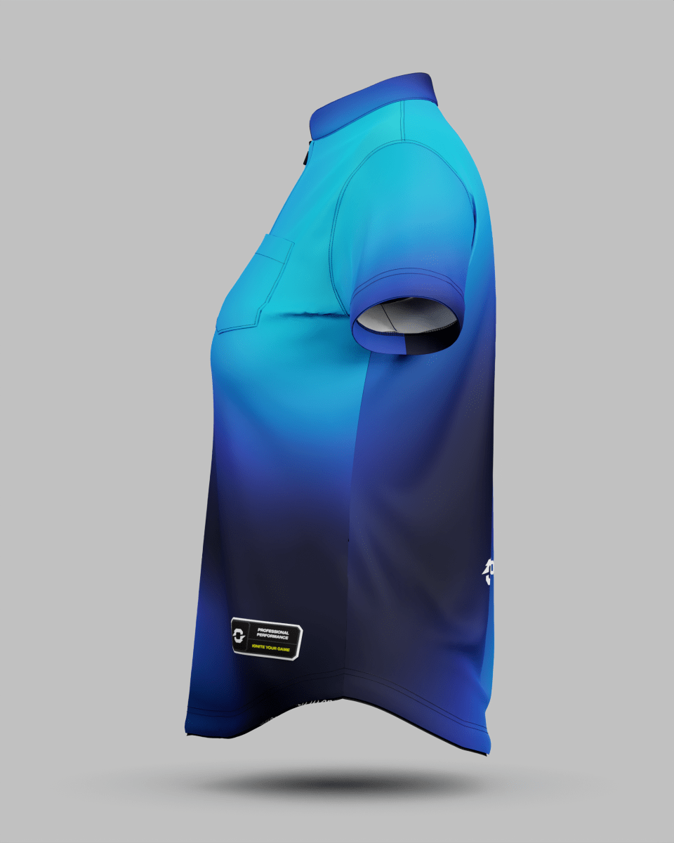 Womens Aura 1/4 Zip Pro Collar Jersey With Pocket - Onboard Sportswear