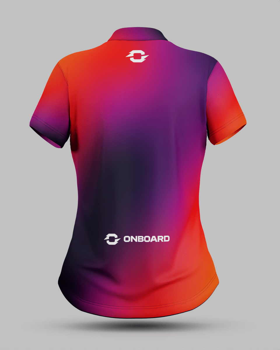 Womens Aura 1/4 Zip Pro Collar Jersey With Pocket - Onboard Sportswear