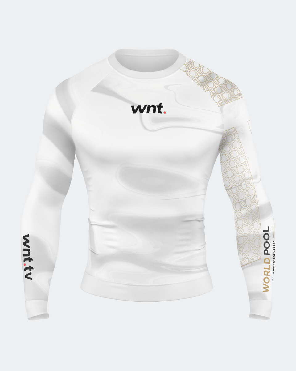 2025 World Nineball Championship Baselayer In White - Onboard Sportswear