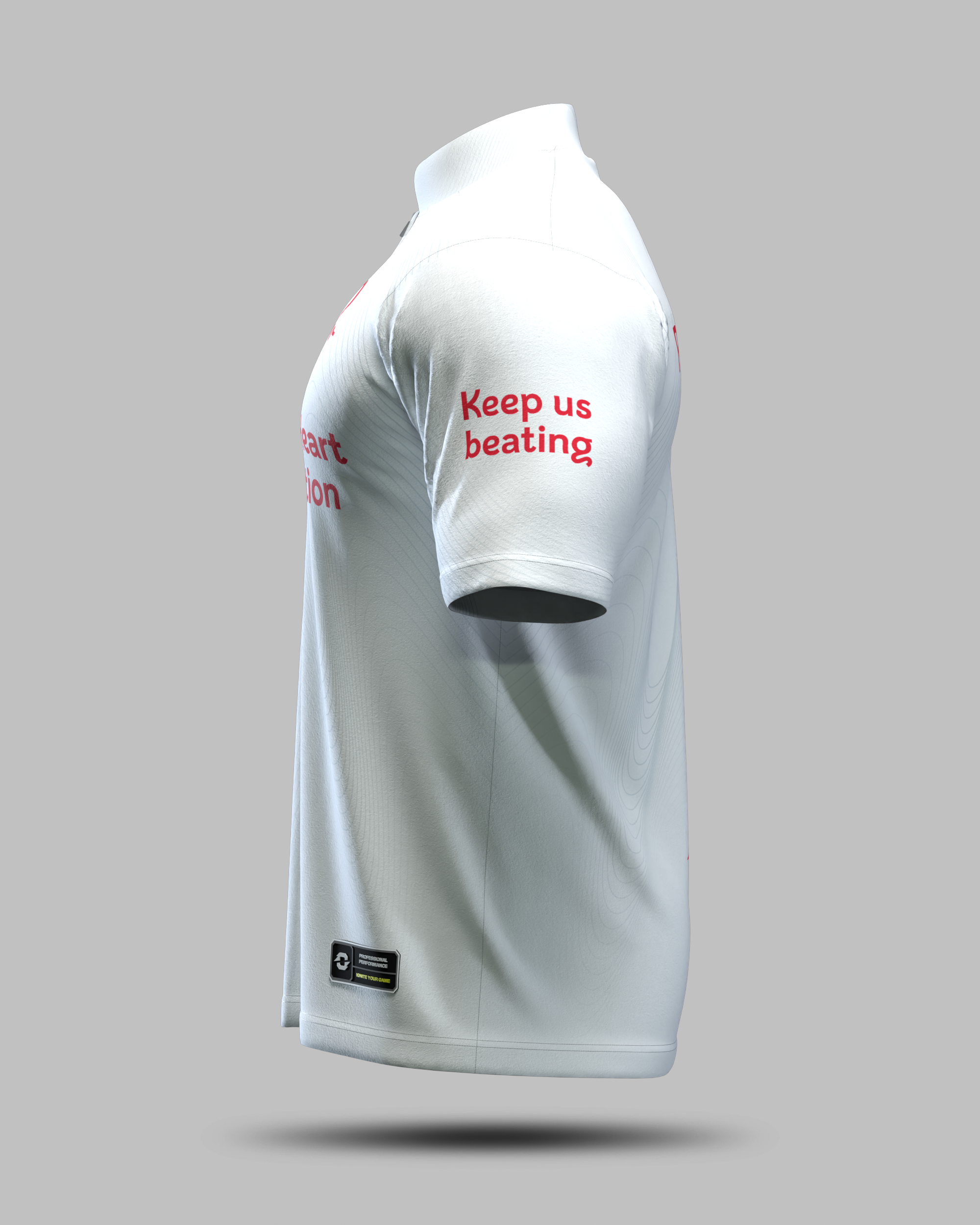 British Heart Foundation Awareness Shirt White
