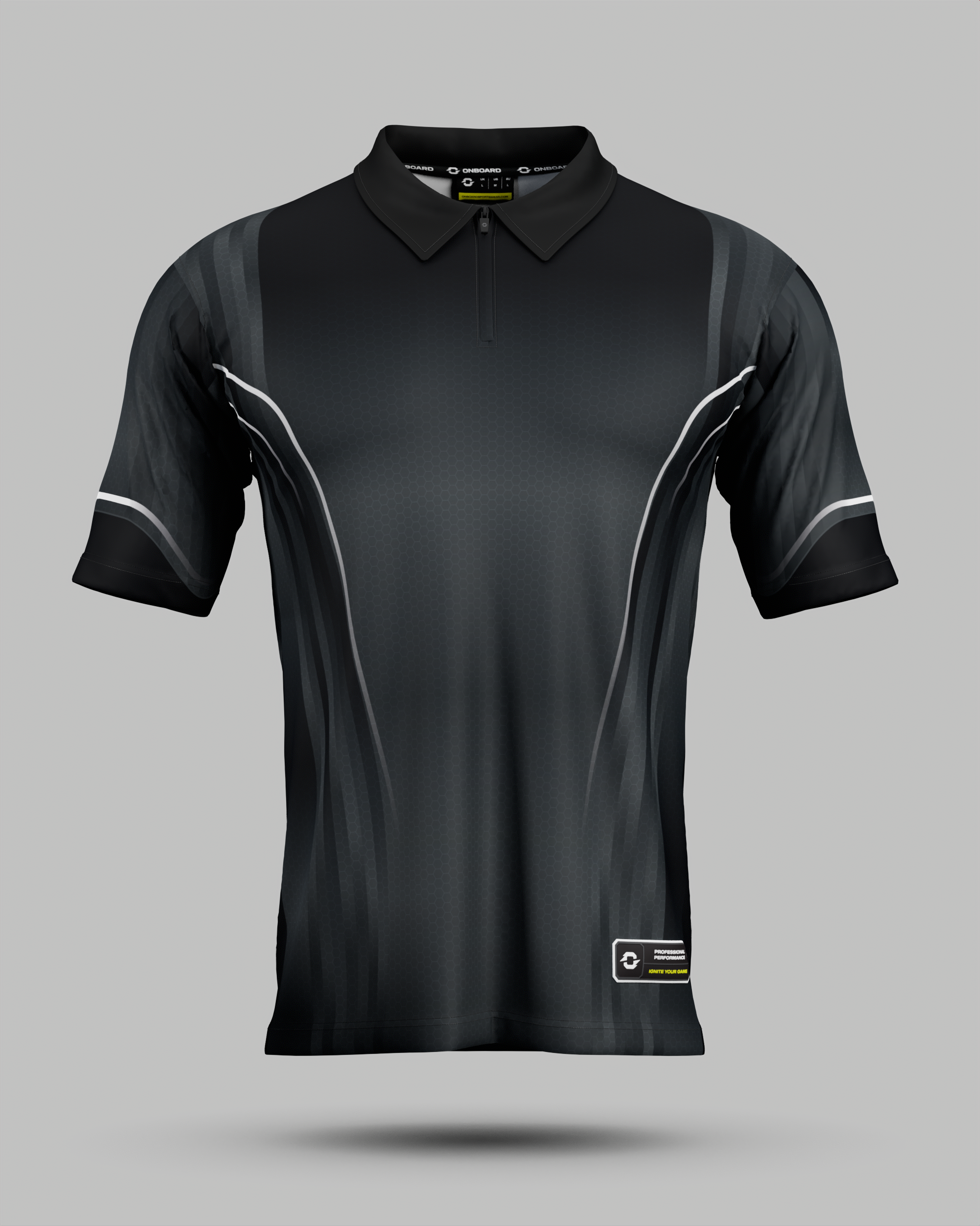 Youth Blaze 1/4 Zip Polo Collar Jersey