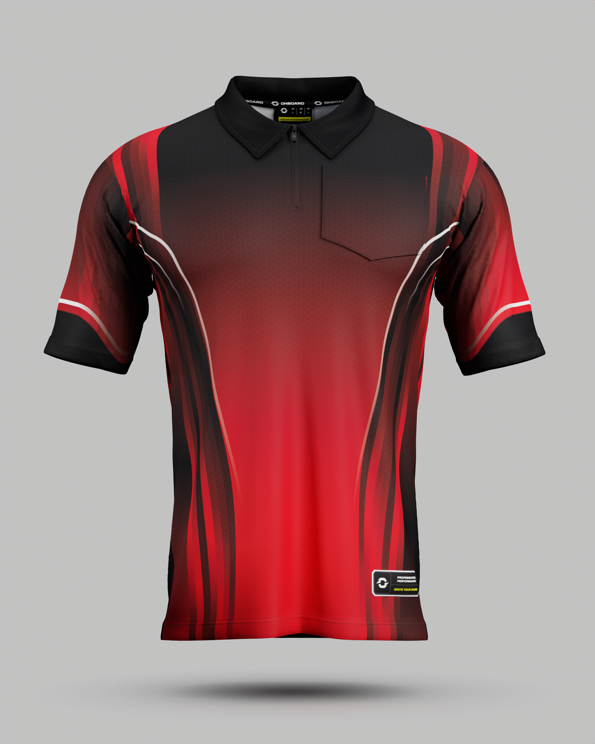 Blaze 1/4 Zip Polo Collar Jersey With Pocket