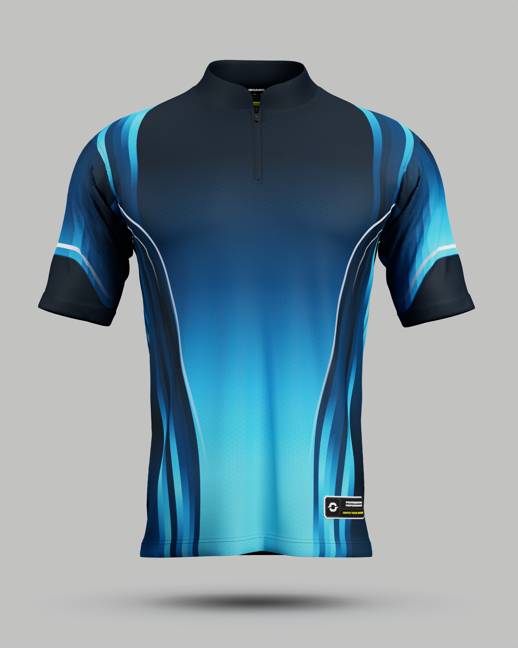 Youth Blaze 1/4 Zip Pro Collar Jersey
