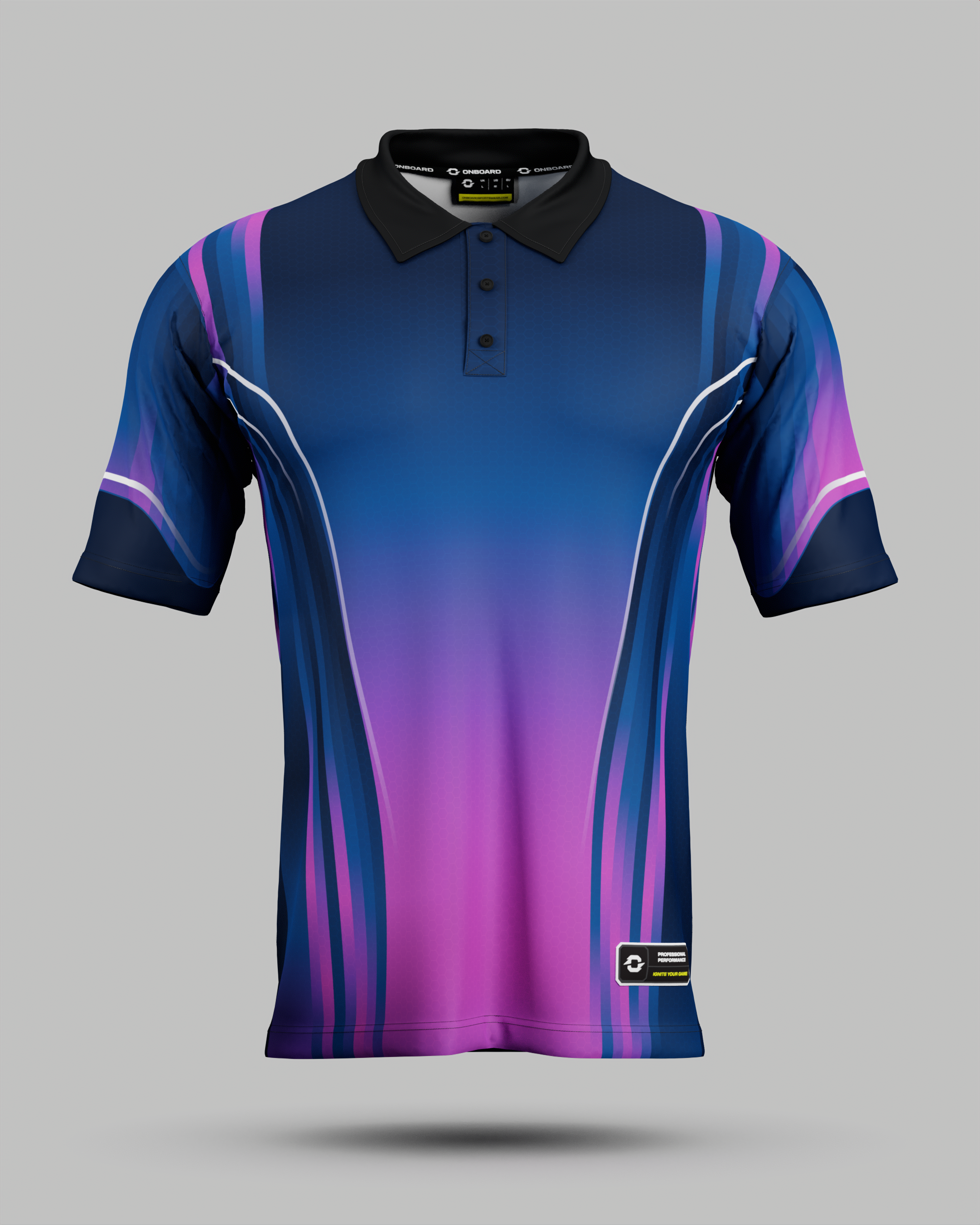 Blaze 3 Button Polo Collar Jersey